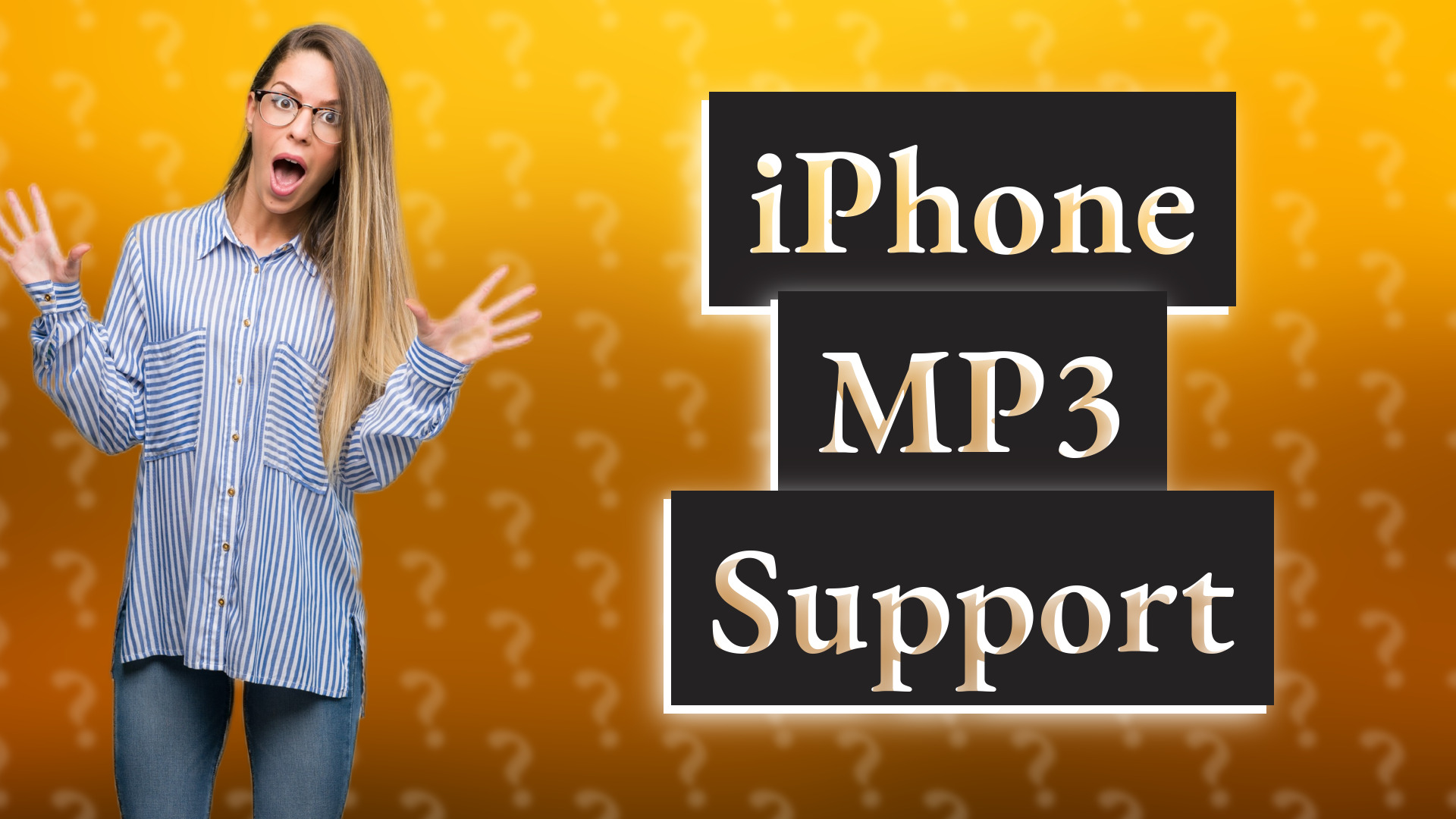 iPhone MP3 Support