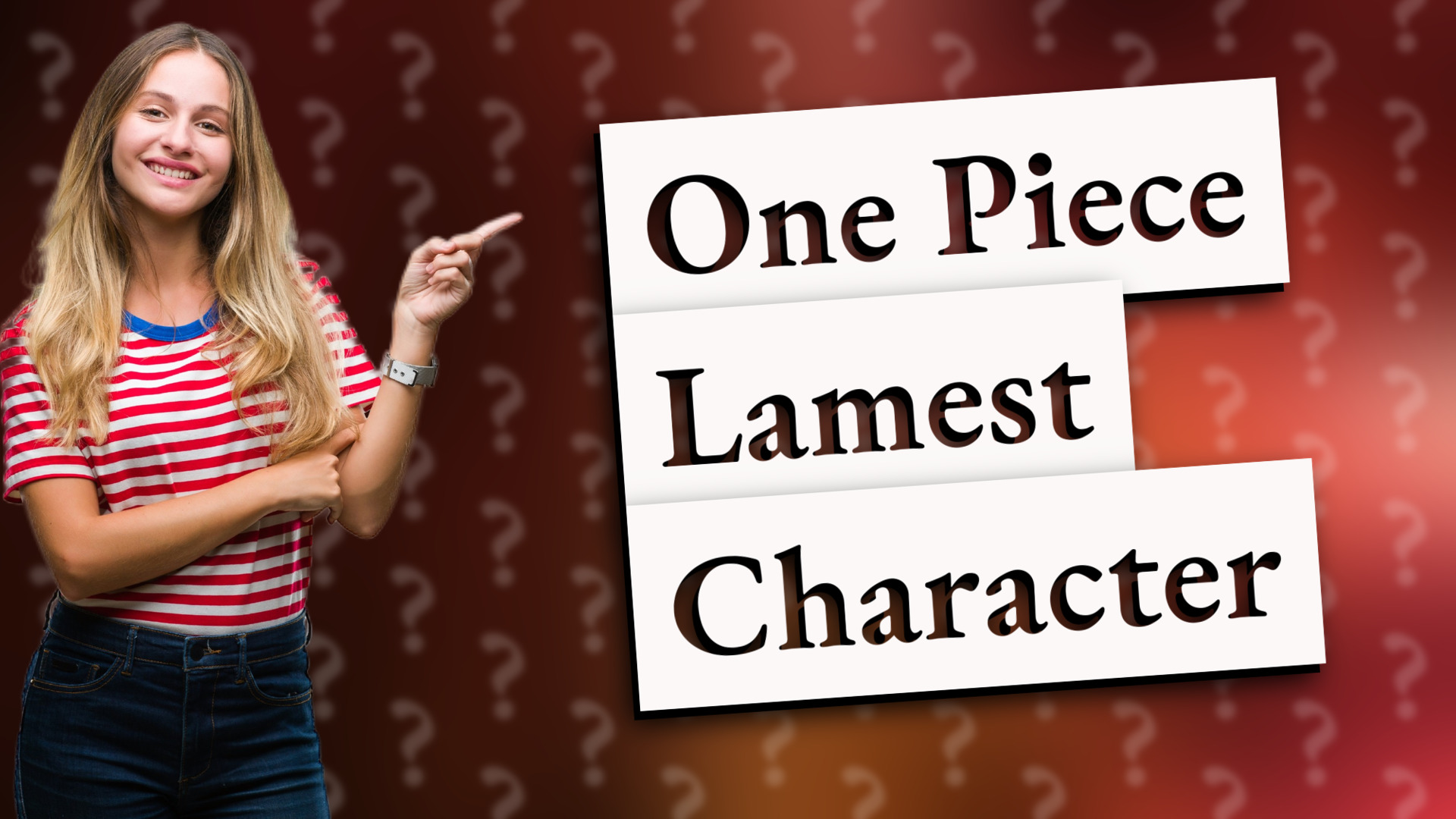 One Piece Lamest Character