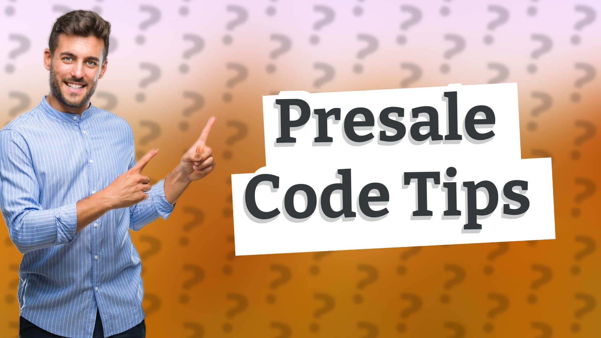 Presale Code Tips