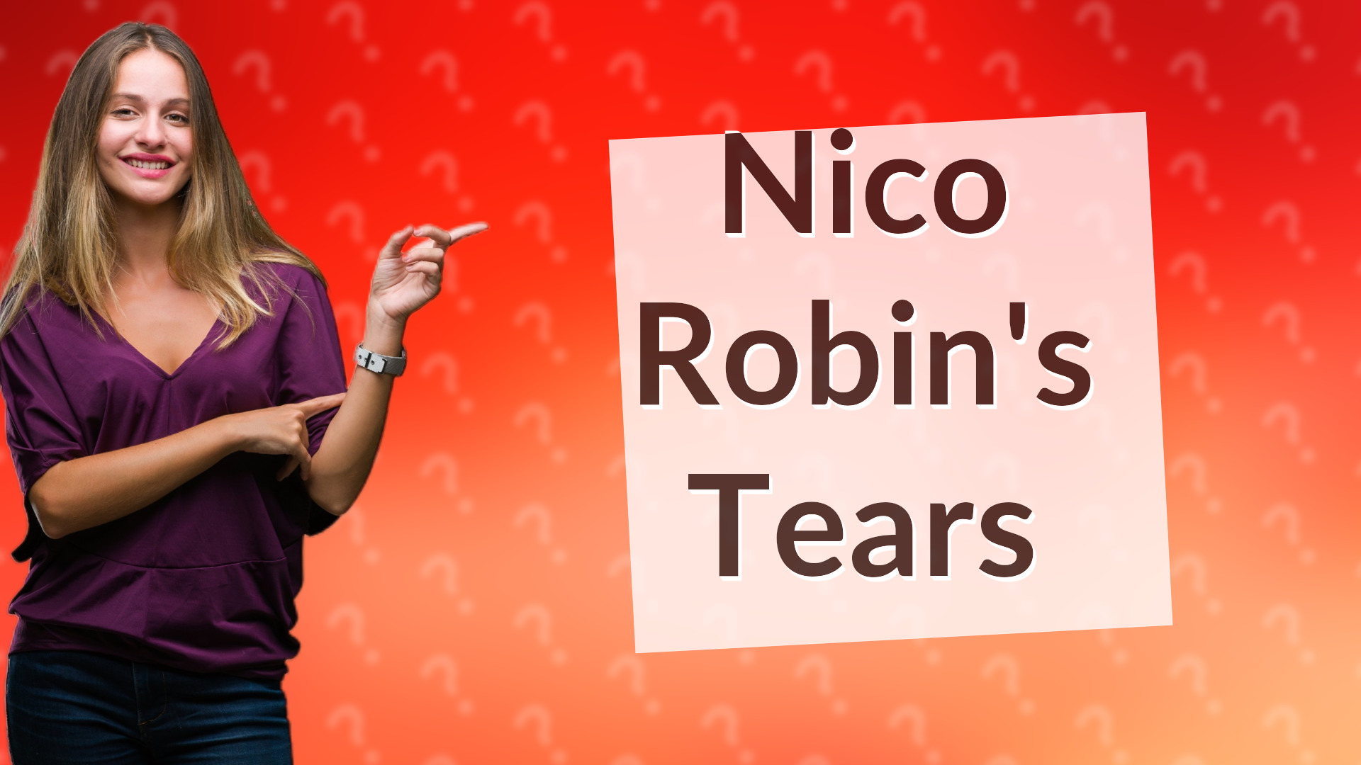 Nico Robin's Tears