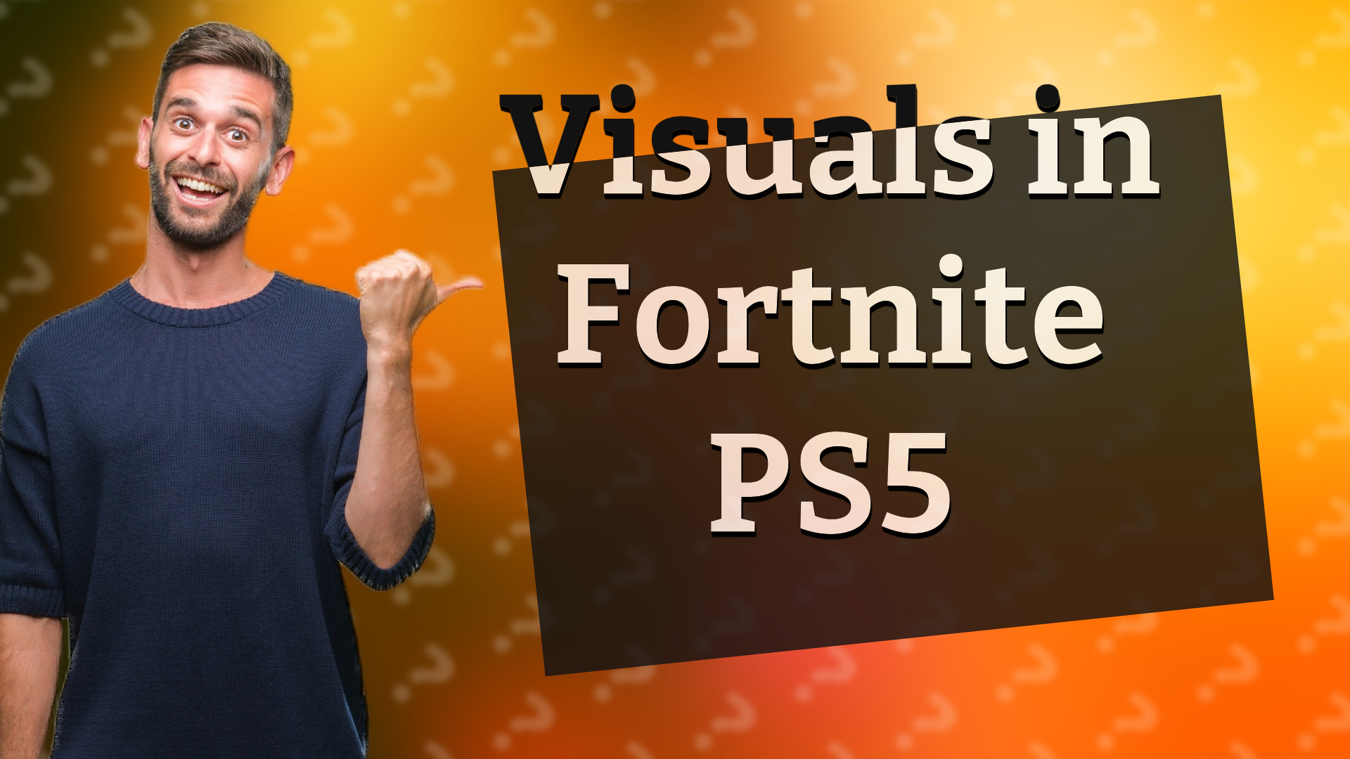 Visuals in Fortnite PS5