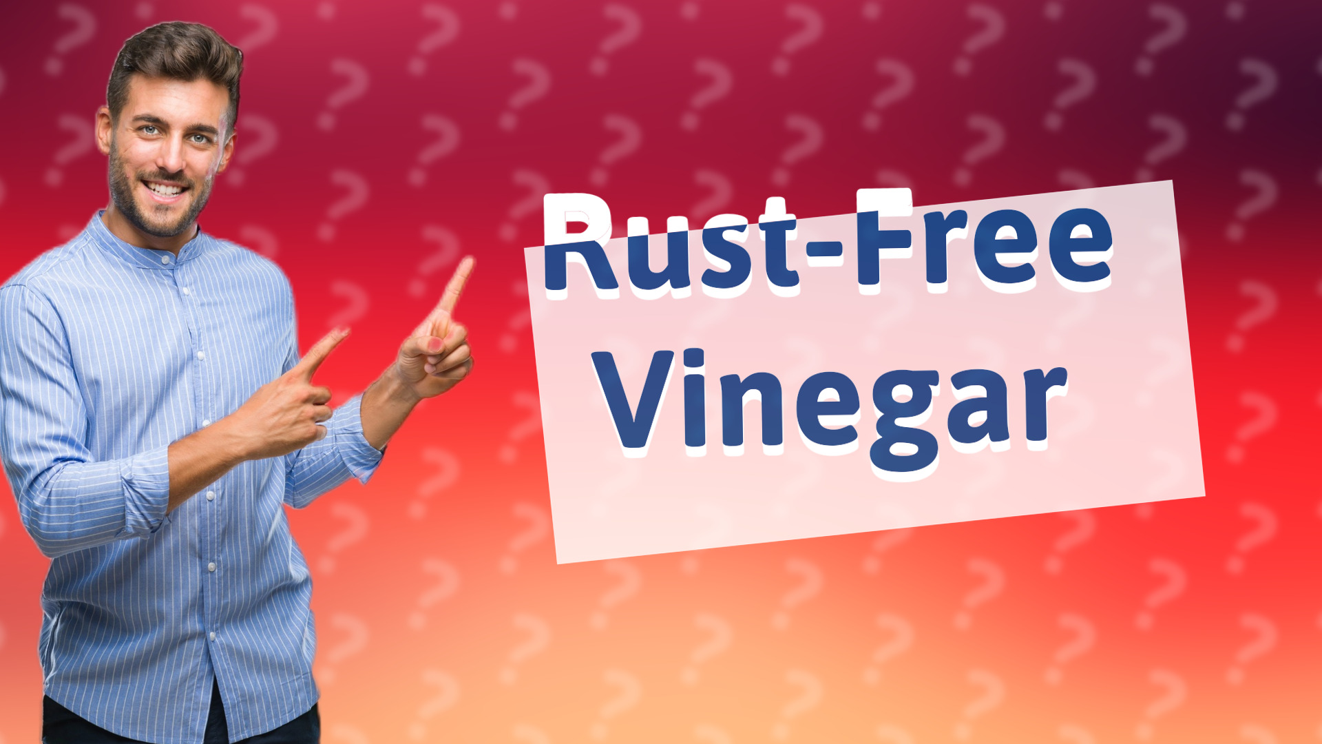 Rust-Free Vinegar