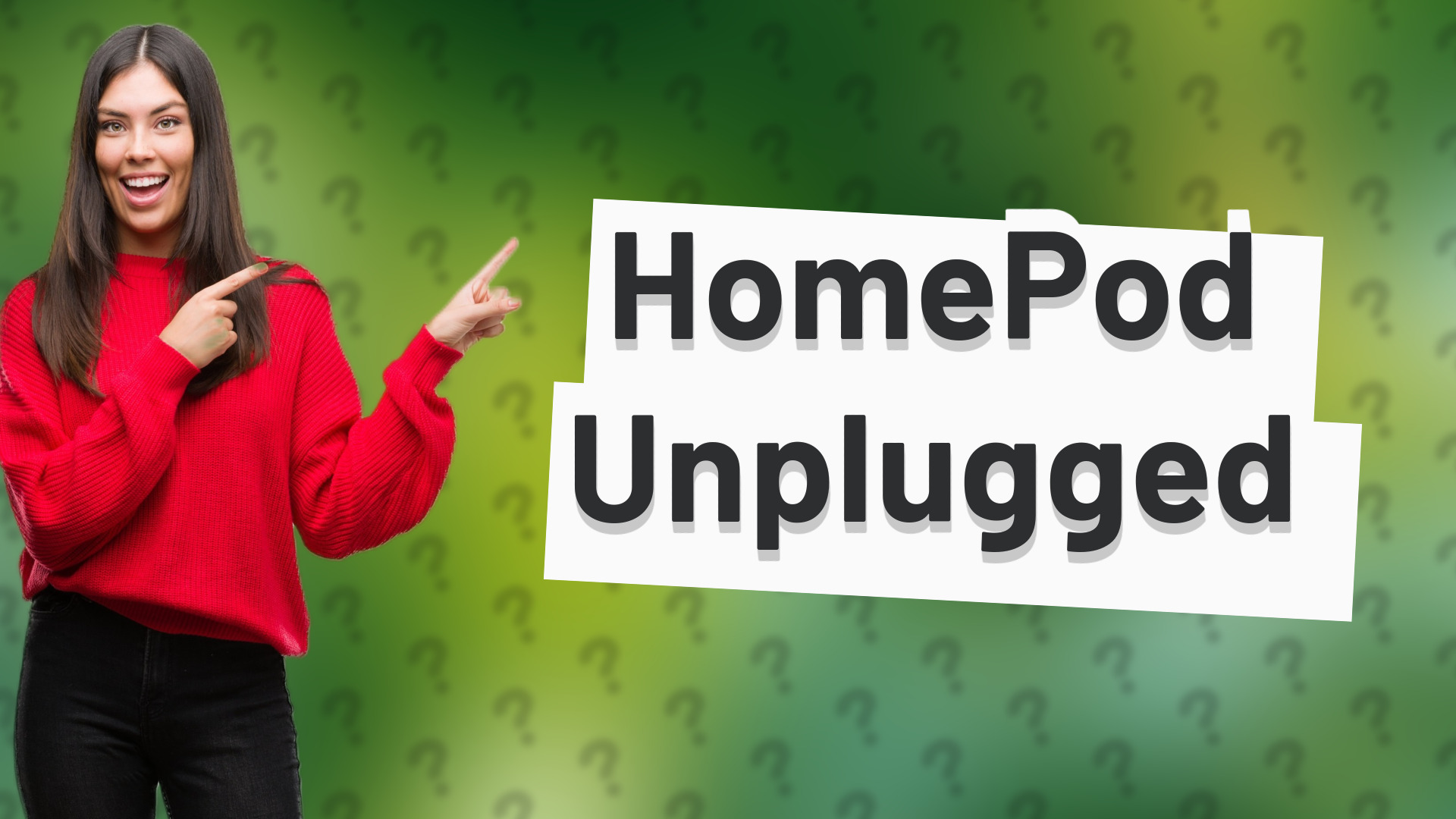 HomePod Unplugged