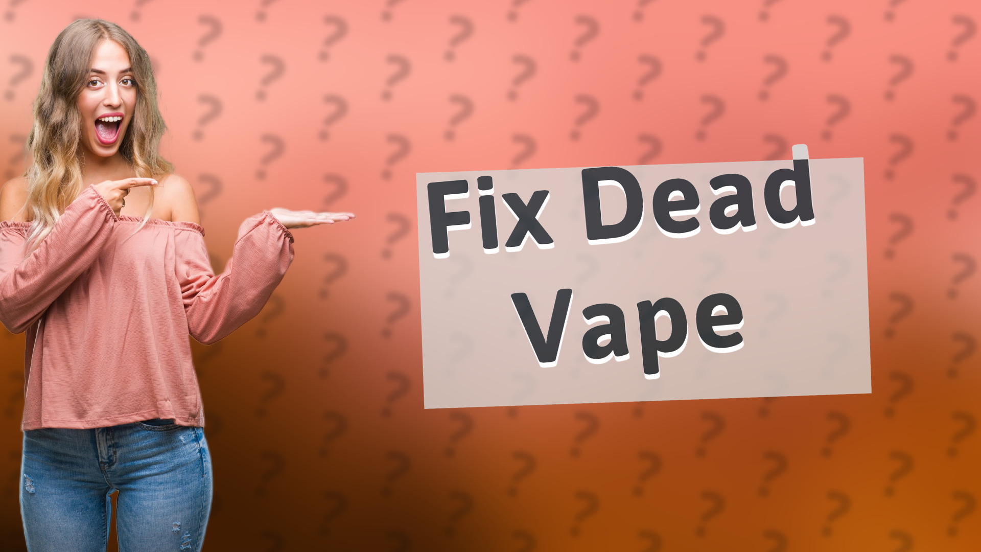 Fix Dead Vape