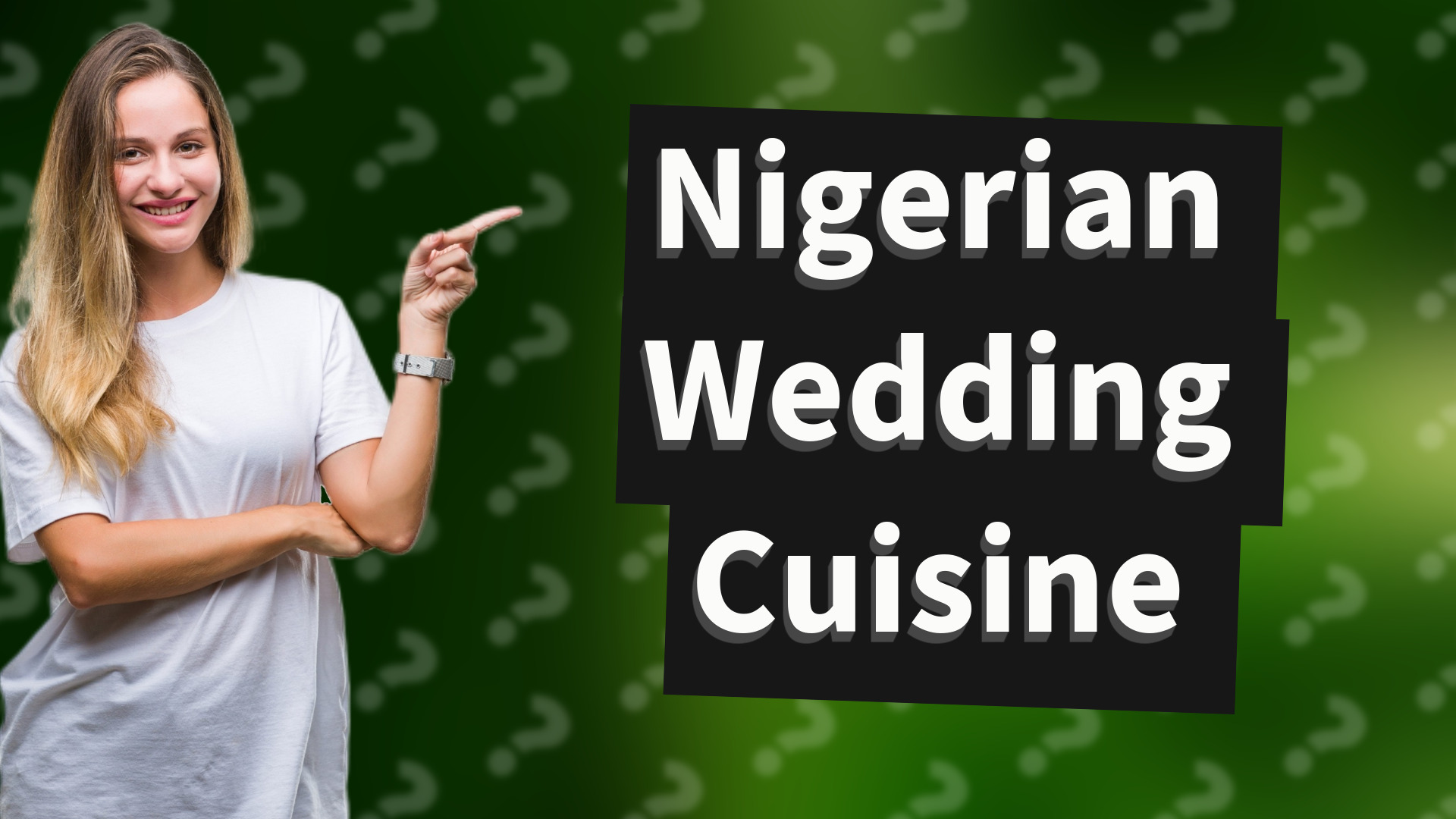 Nigerian Wedding Cuisine
