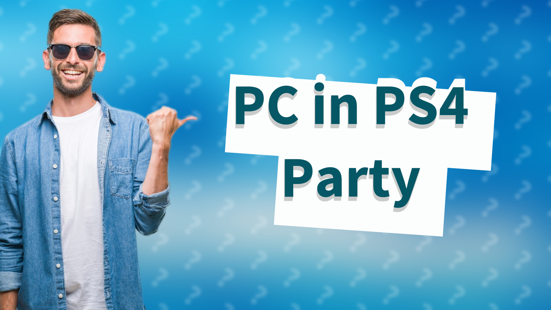 PC in PS4 Party