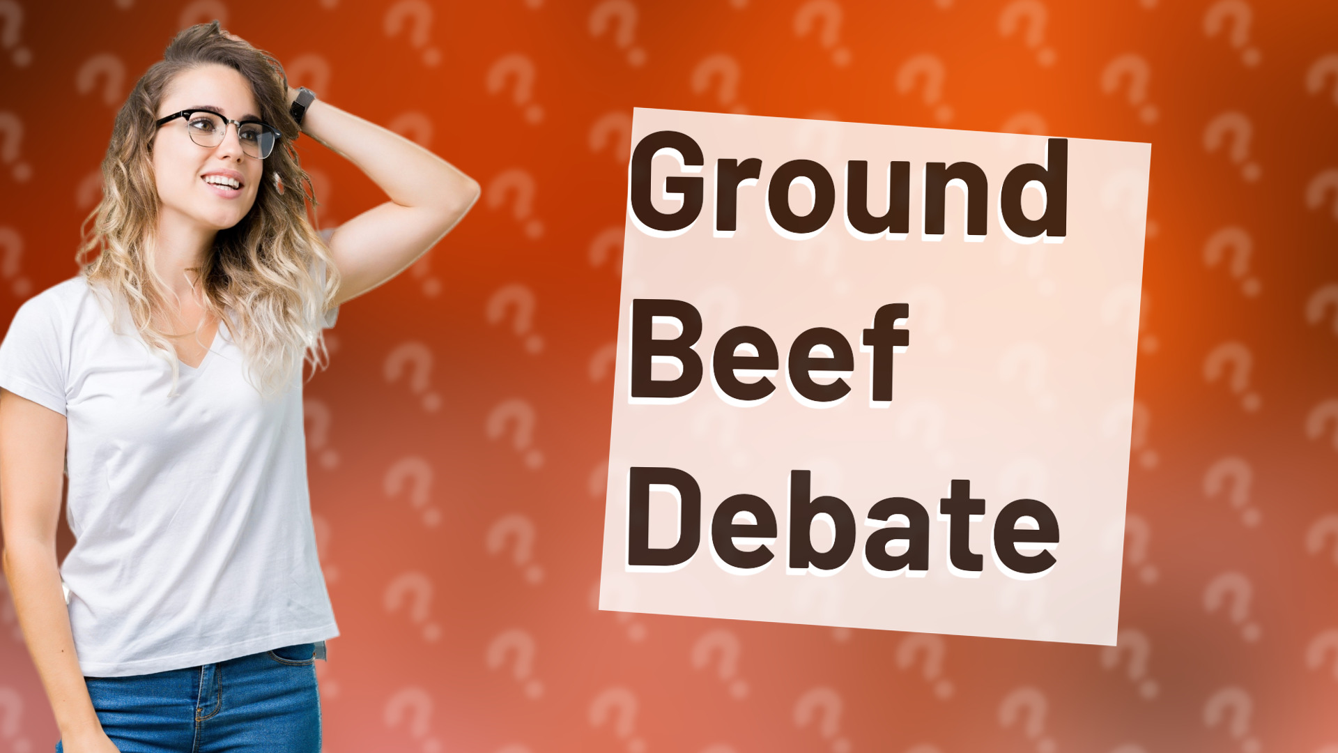 Ground Beef Debate