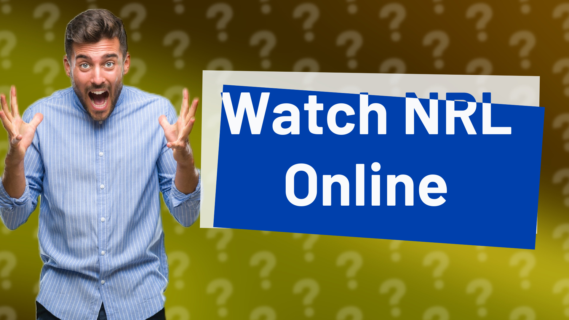 Watch NRL Online