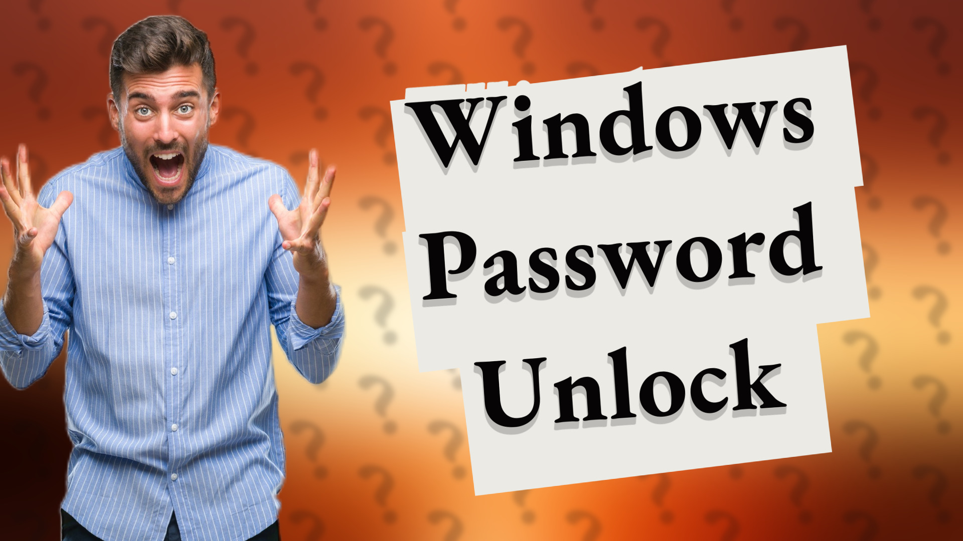 Windows Password Unlock