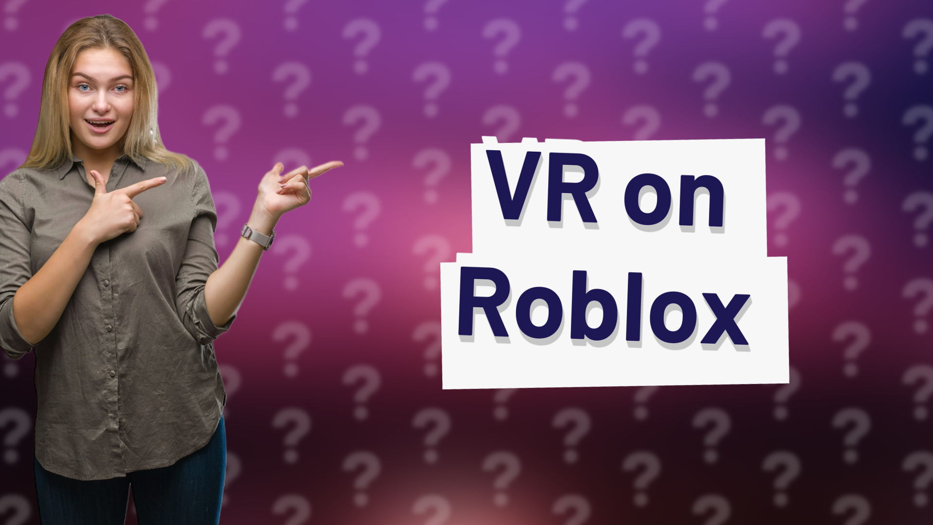 VR on Roblox
