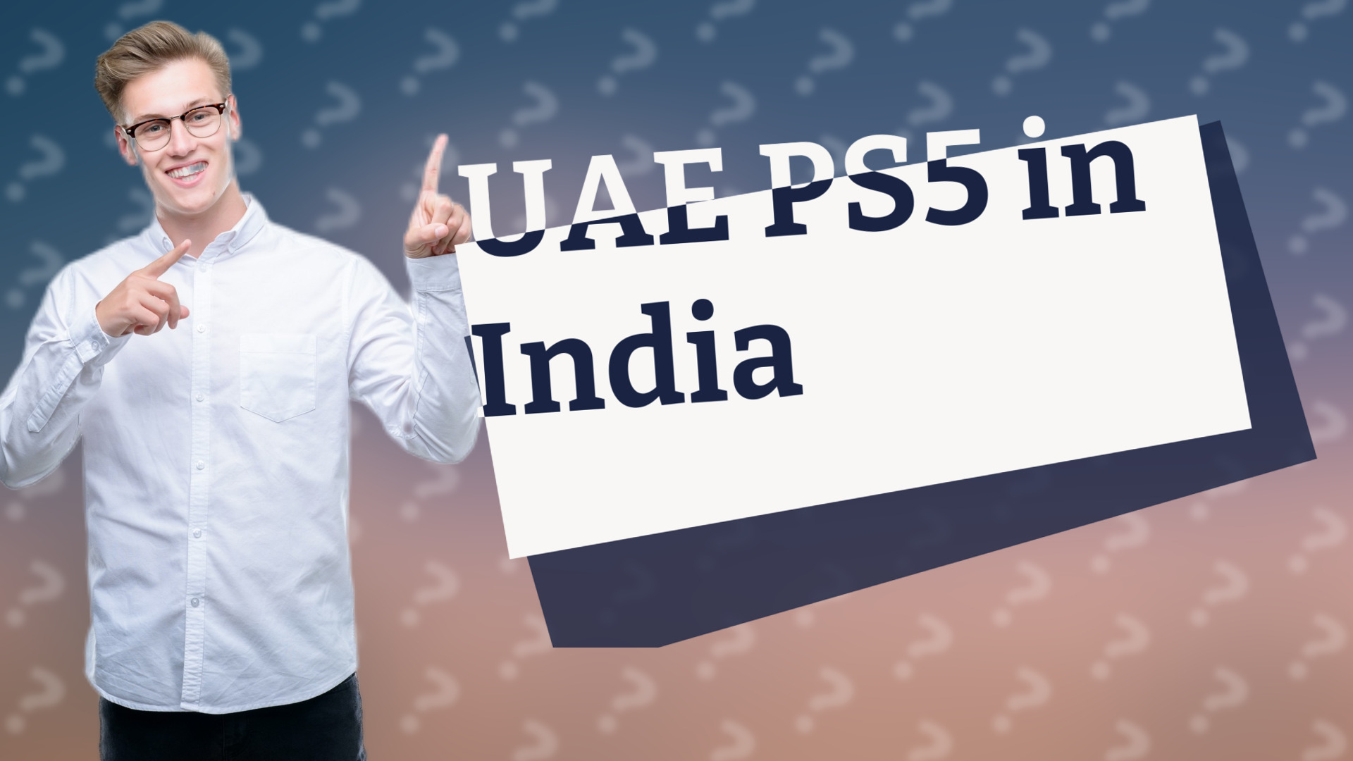 UAE PS5 in India