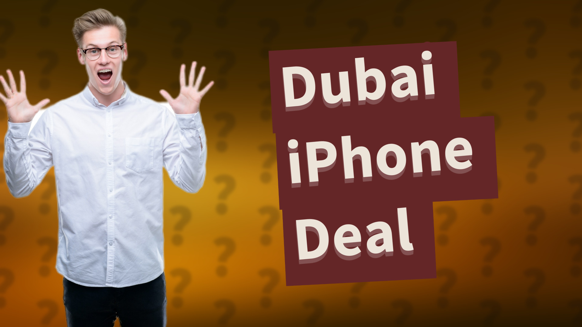 Dubai iPhone Deal