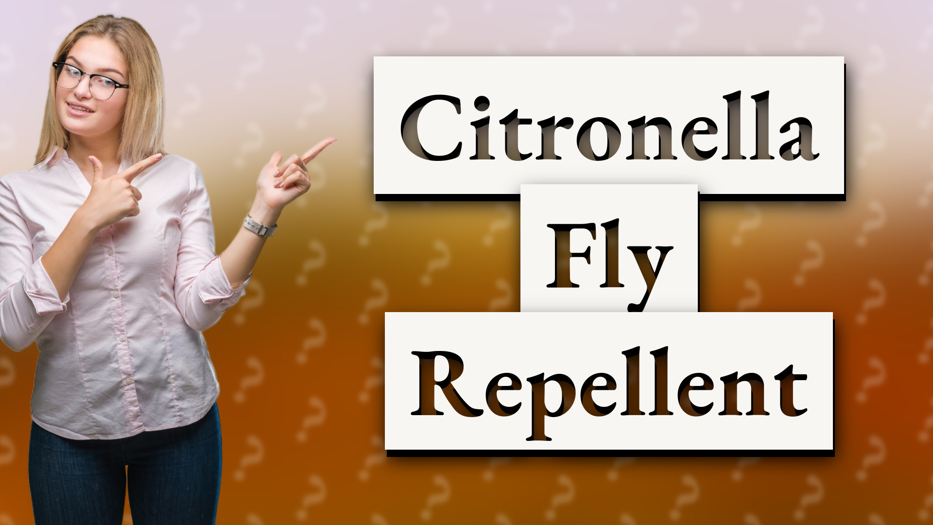 Citronella Fly Repellent