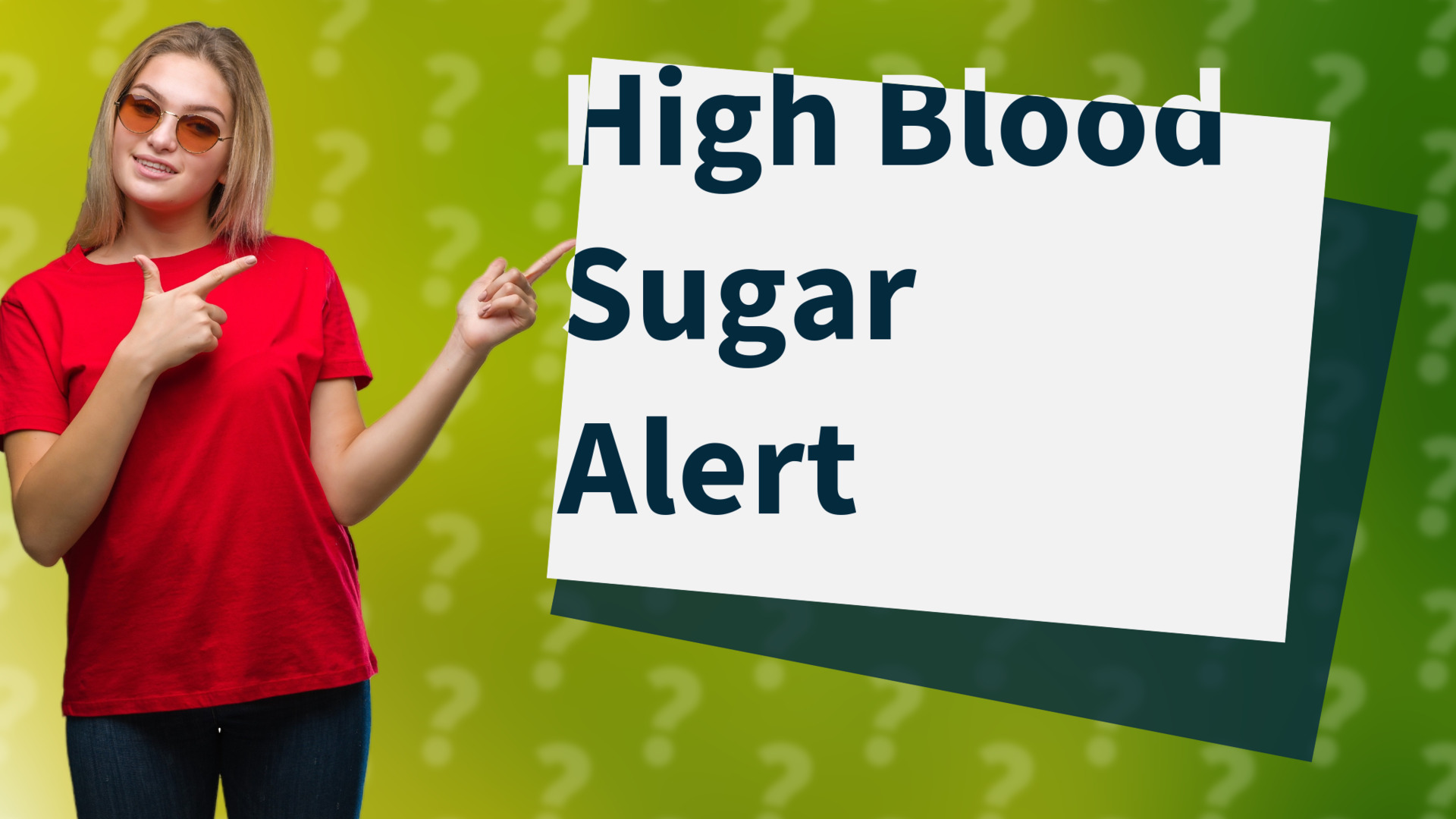 High Blood Sugar Alert