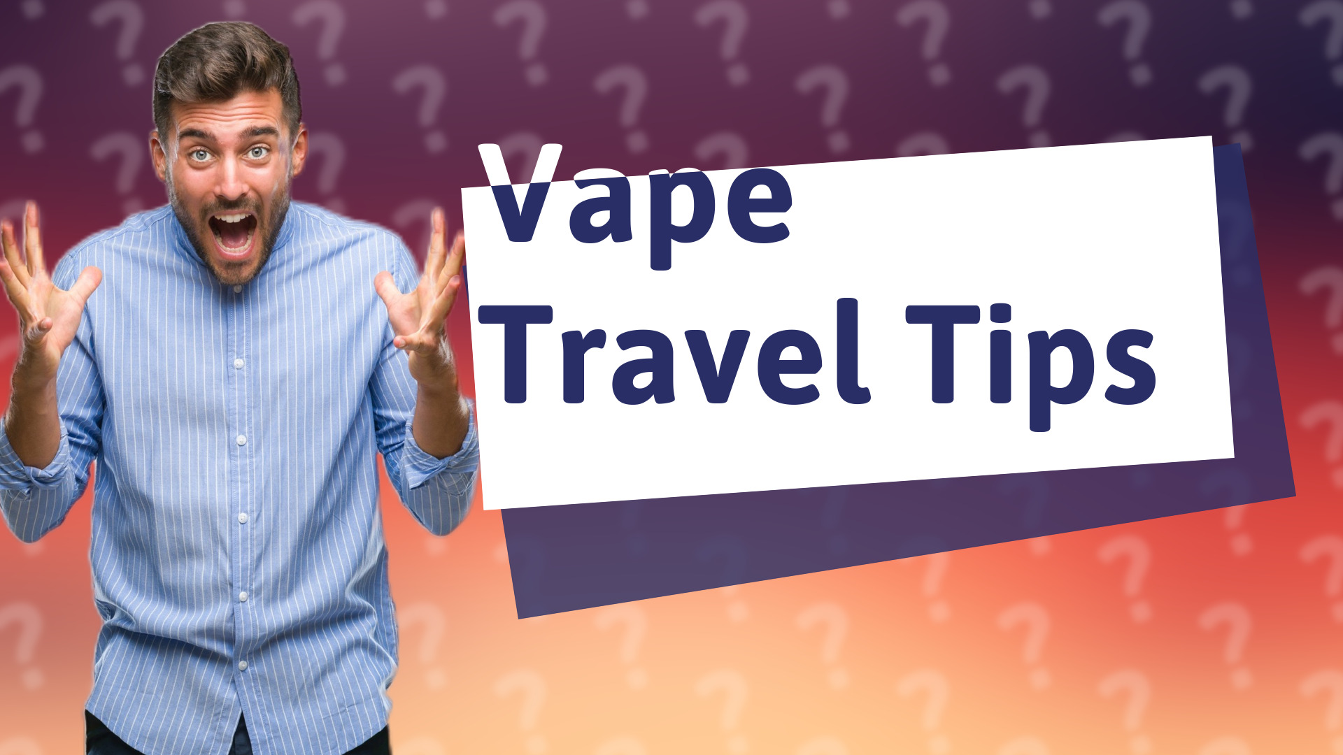 Vape Travel Tips