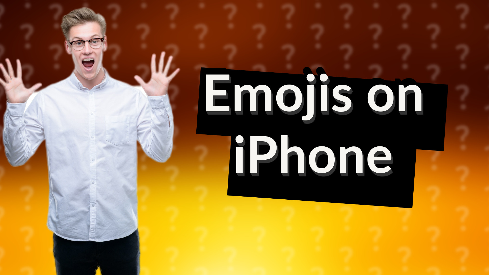 Emojis on iPhone
