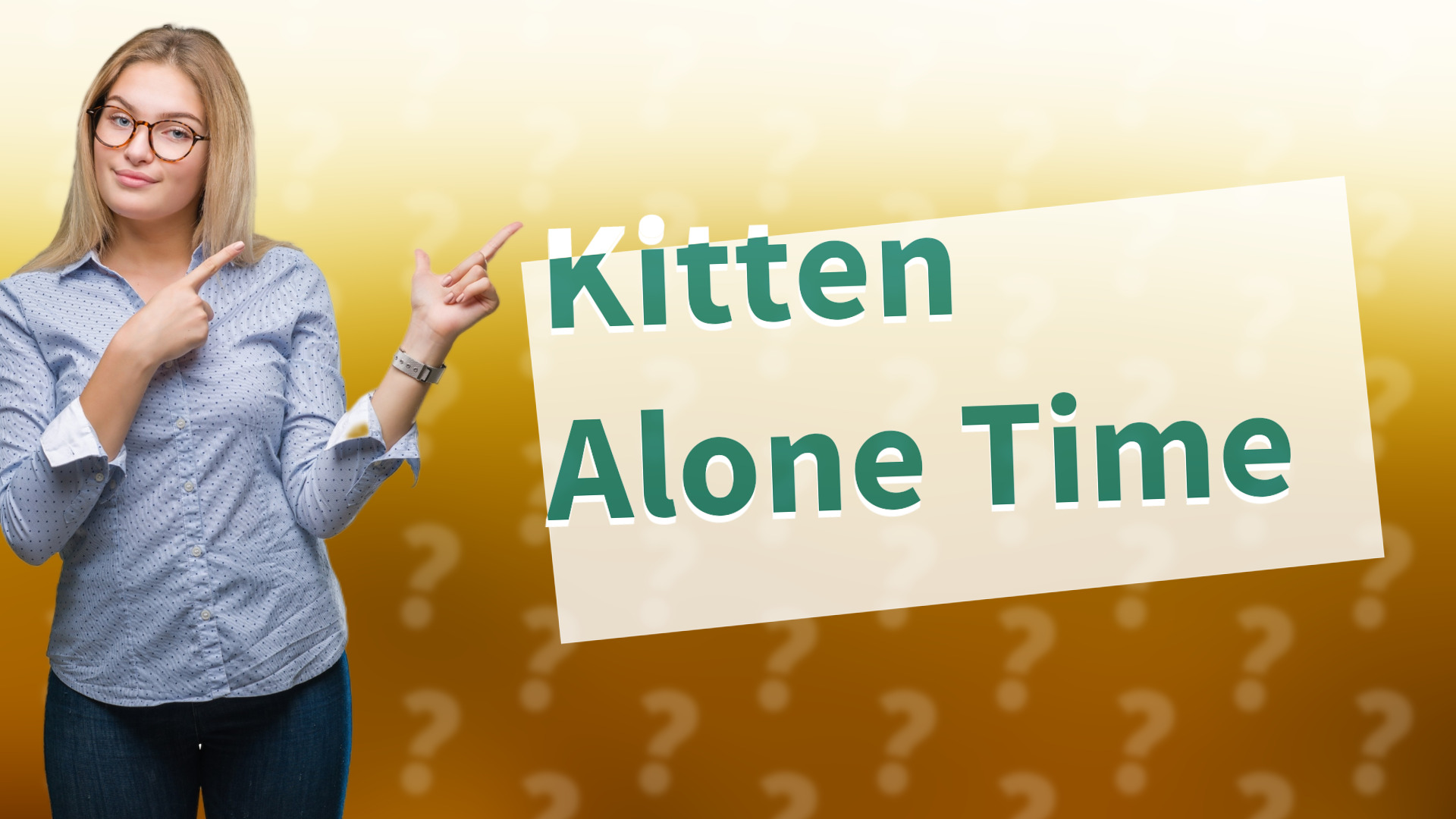 Kitten Alone Time