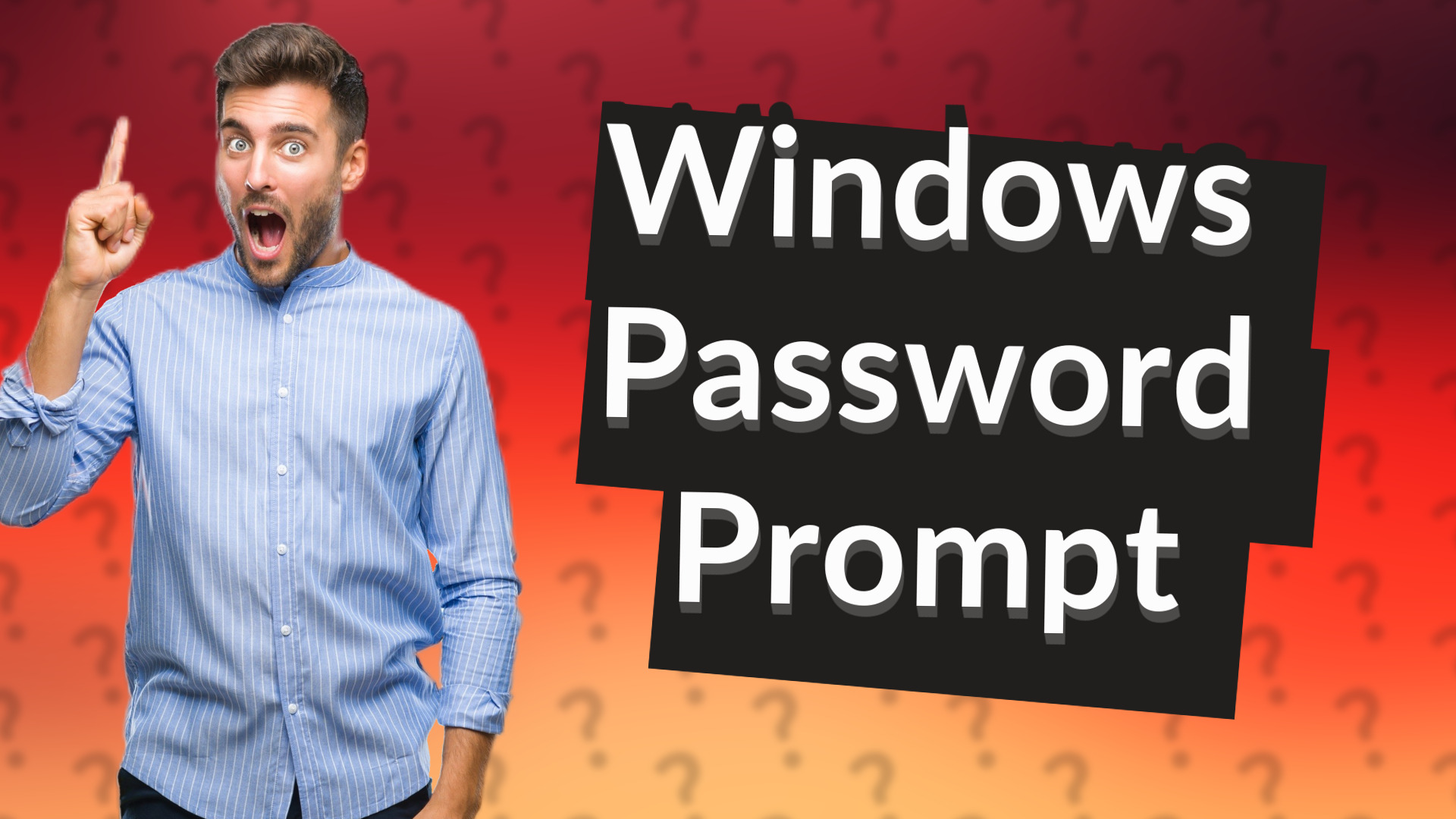 Windows Password Prompt
