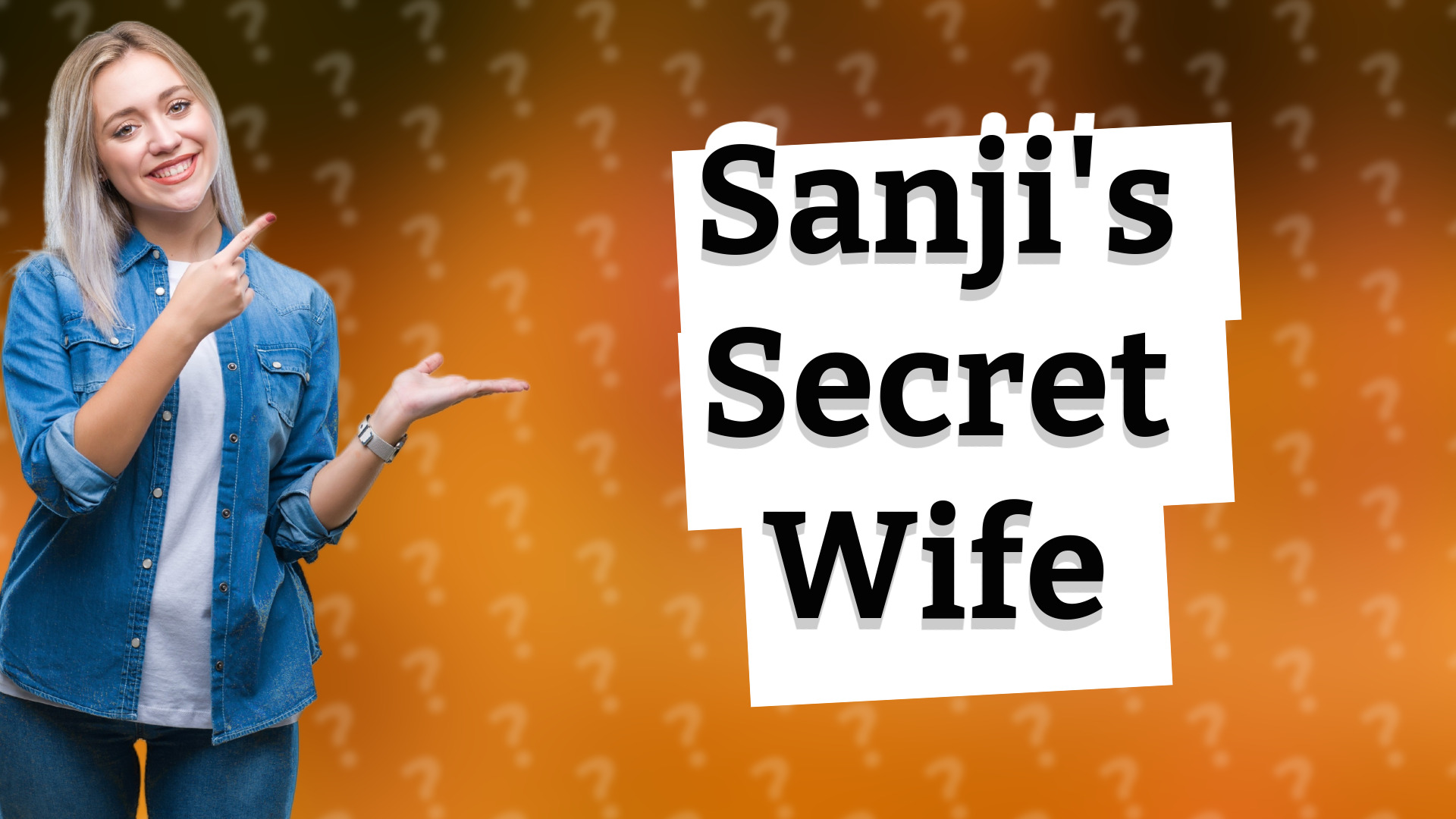 Sanji's Secret Wife