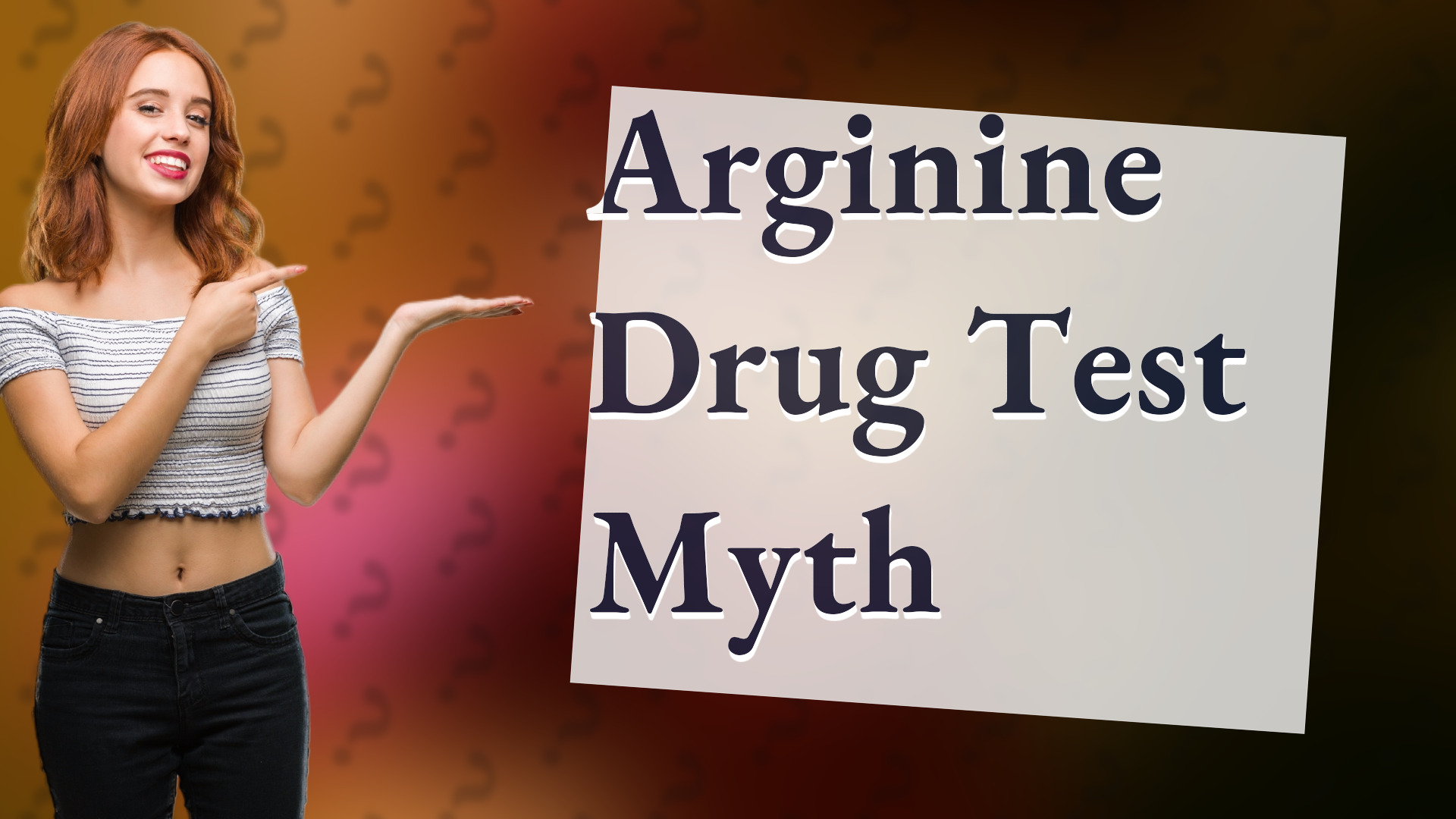 Arginine Drug Test Myth
