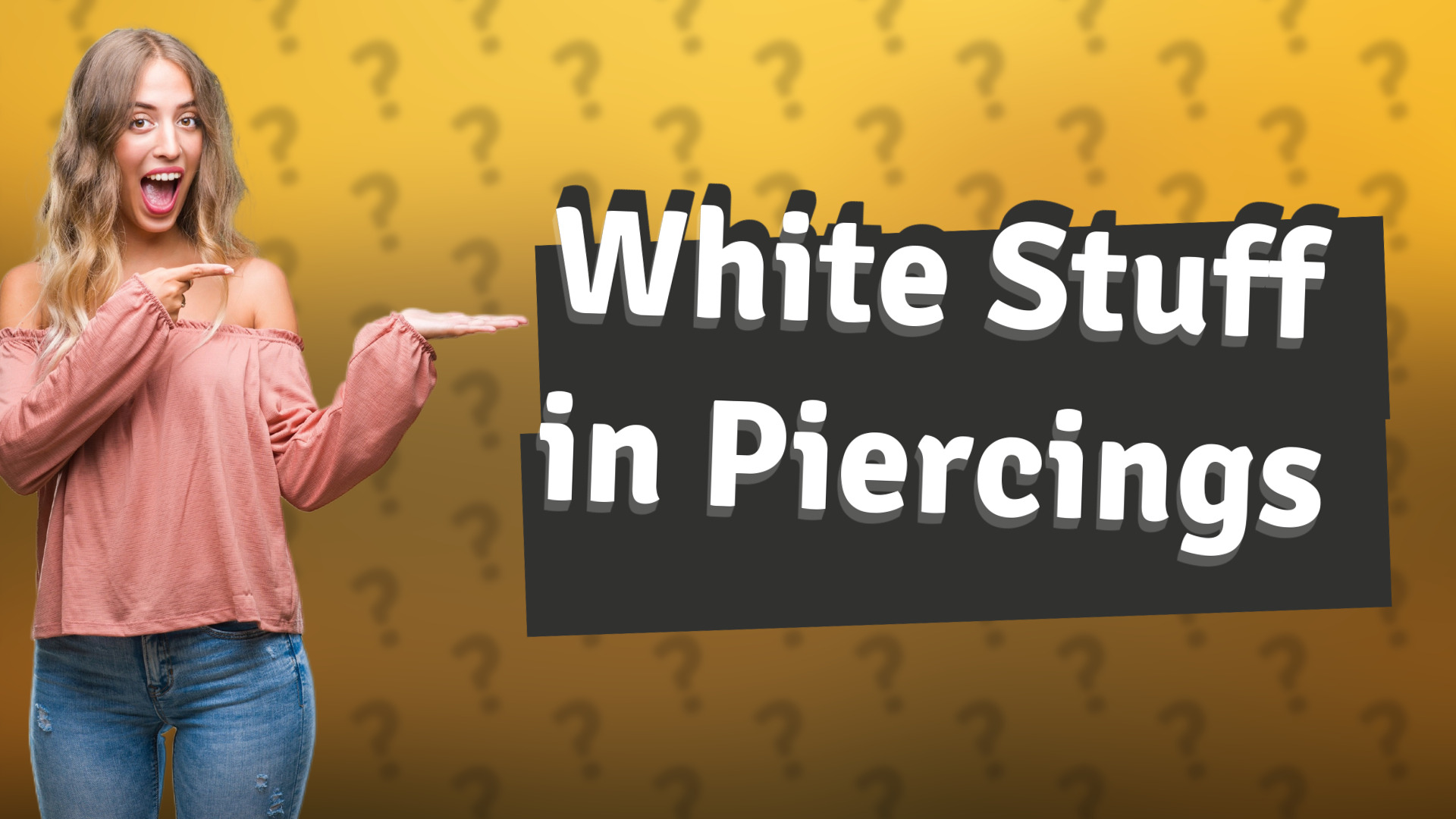 White Stuff in Piercings