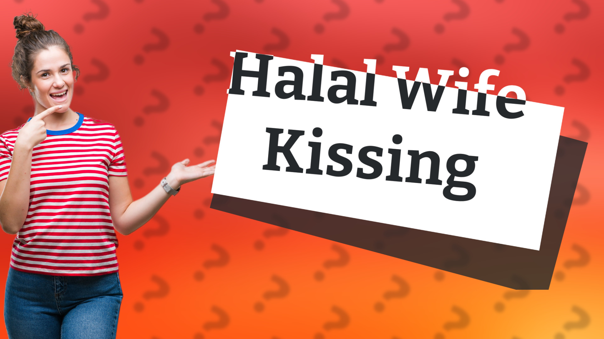 Halal Wife Kissing