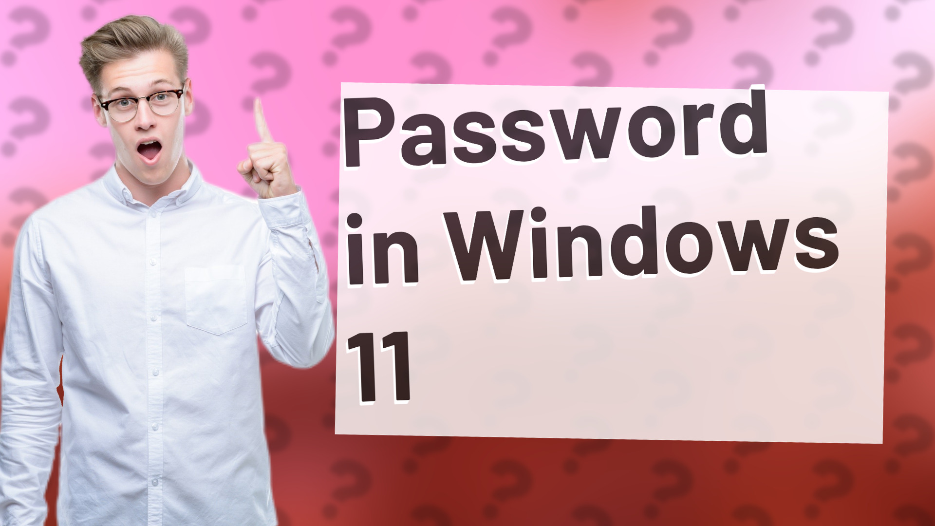 Password in Windows 11