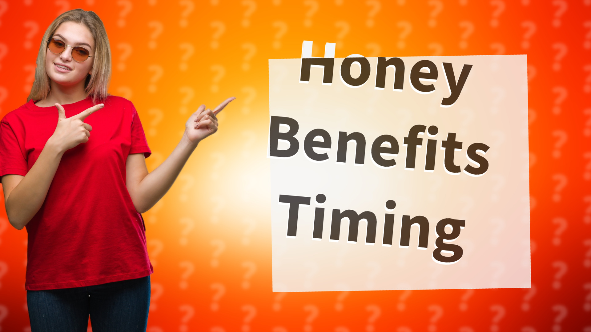 Honey Benefits Timing