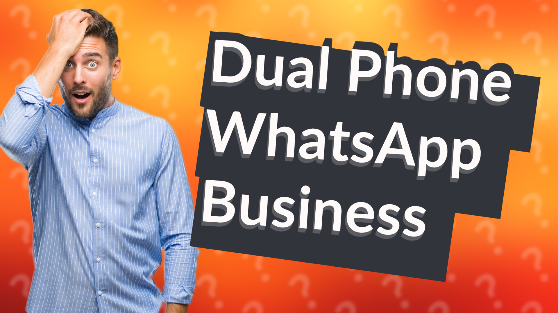 Dual Phone WhatsApp Business