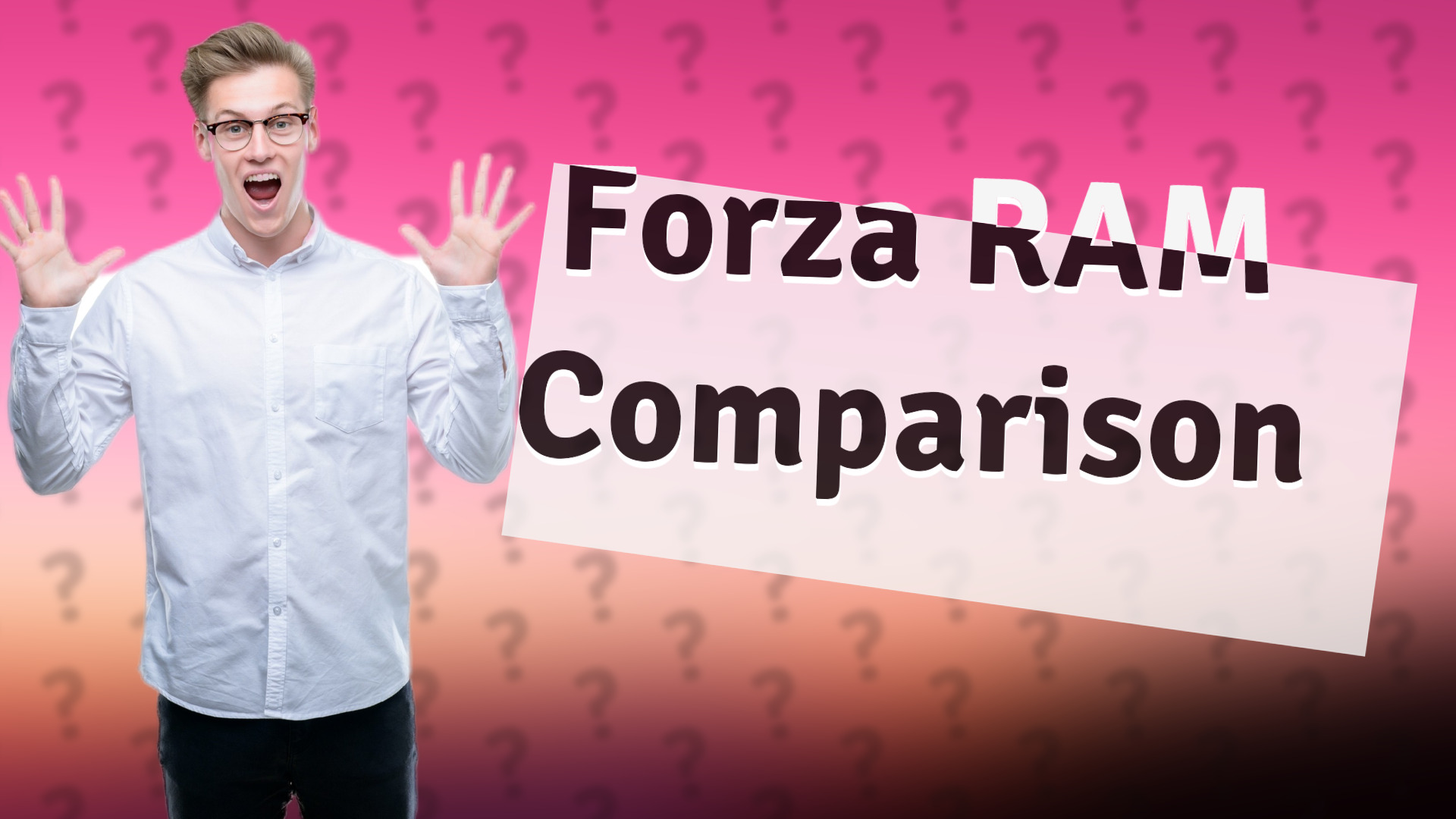 Forza RAM Comparison