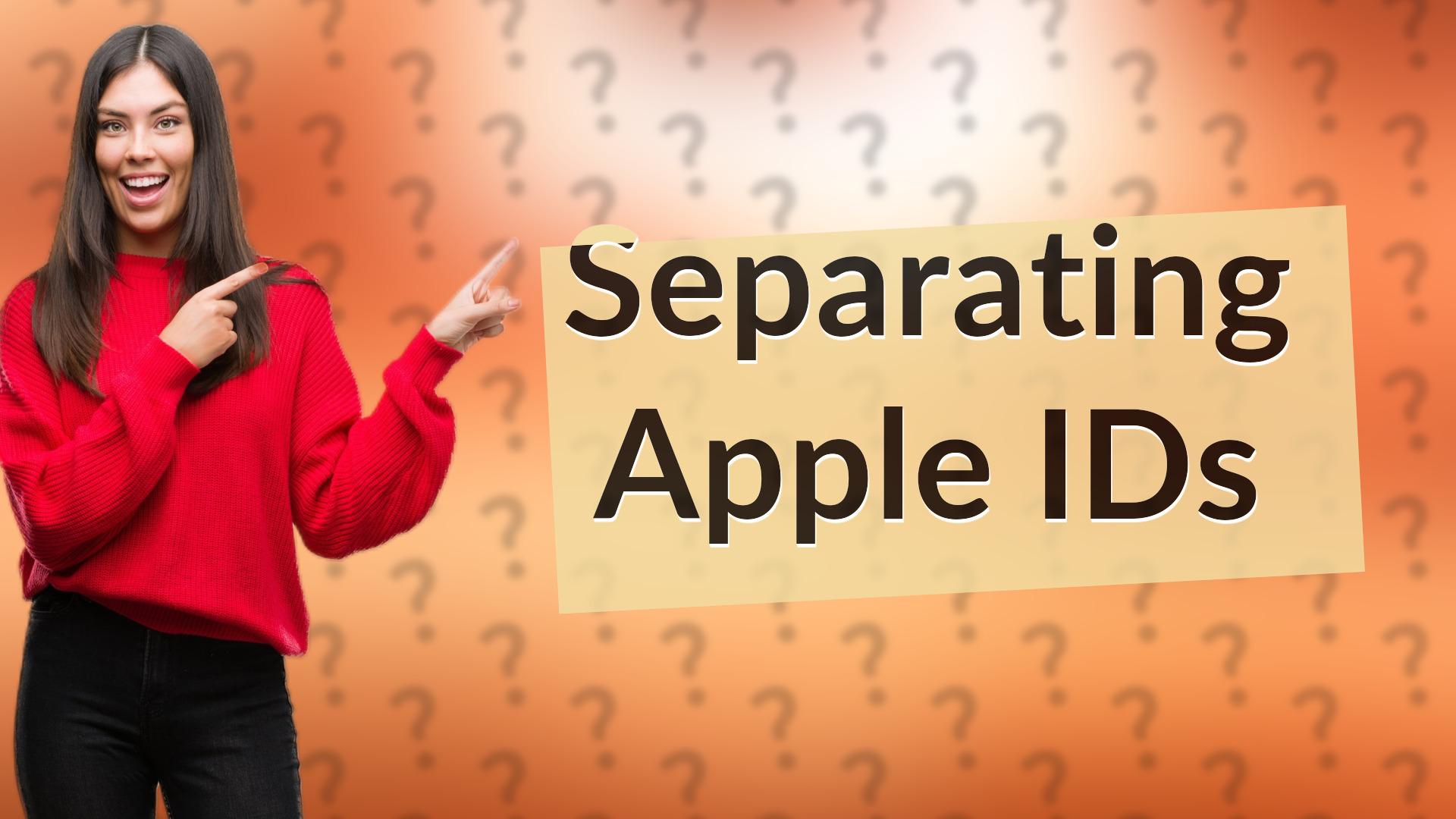 Separating Apple IDs