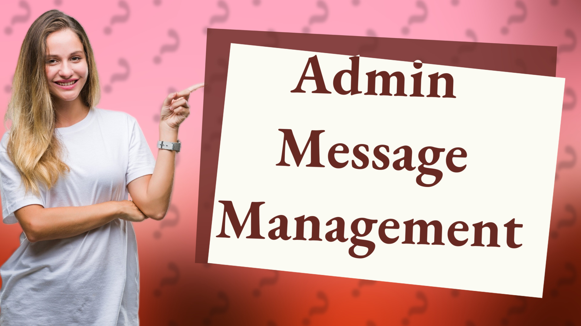 Admin Message Management