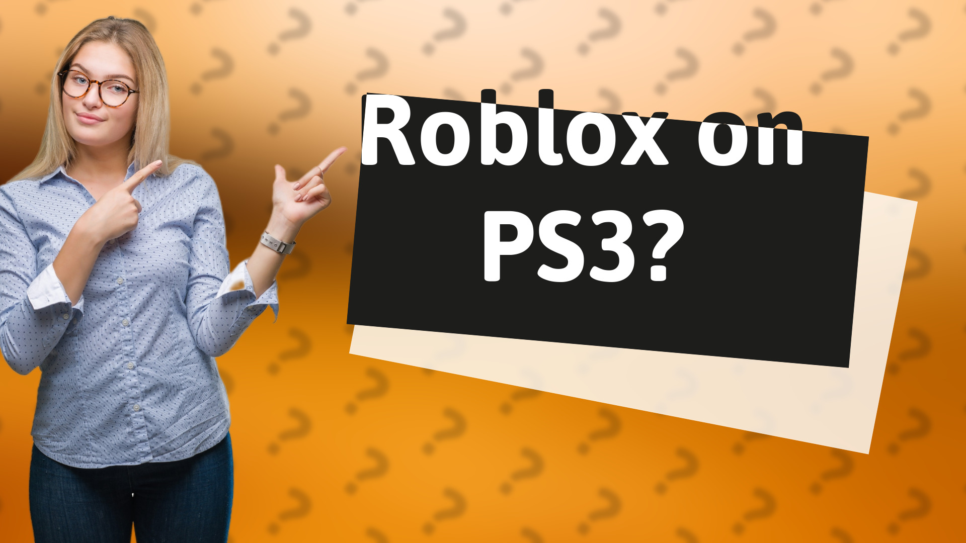 Roblox on PS3?