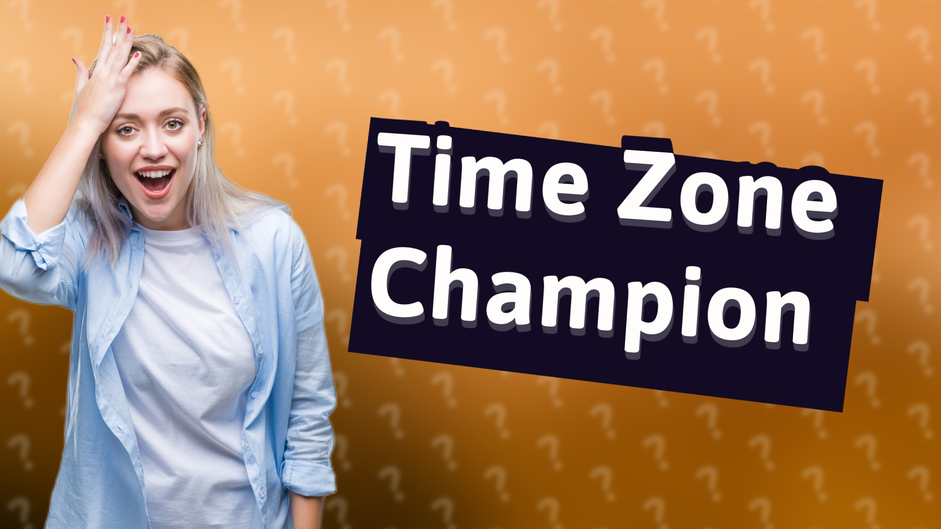 Time Zone Champion