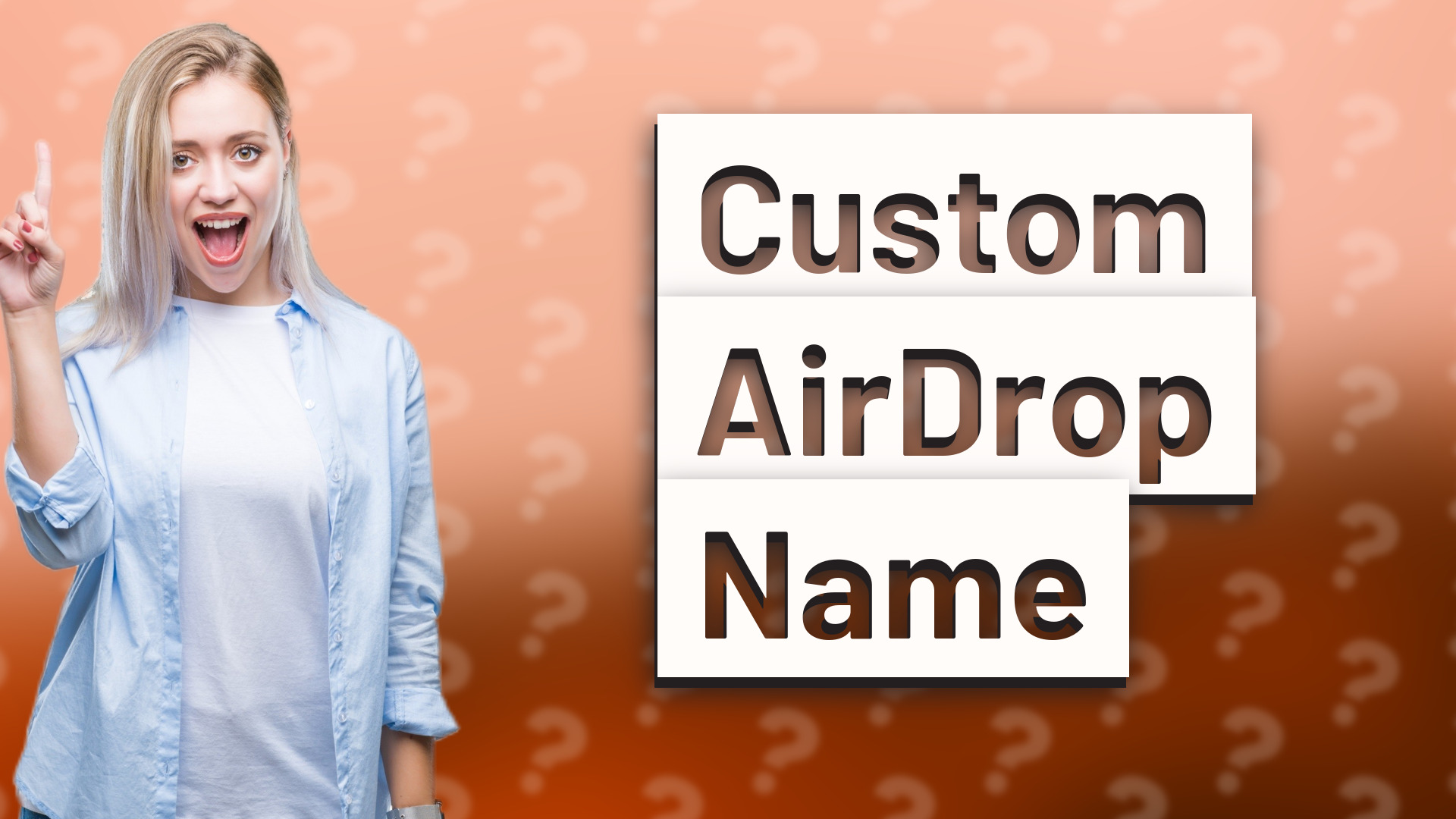 Custom AirDrop Name