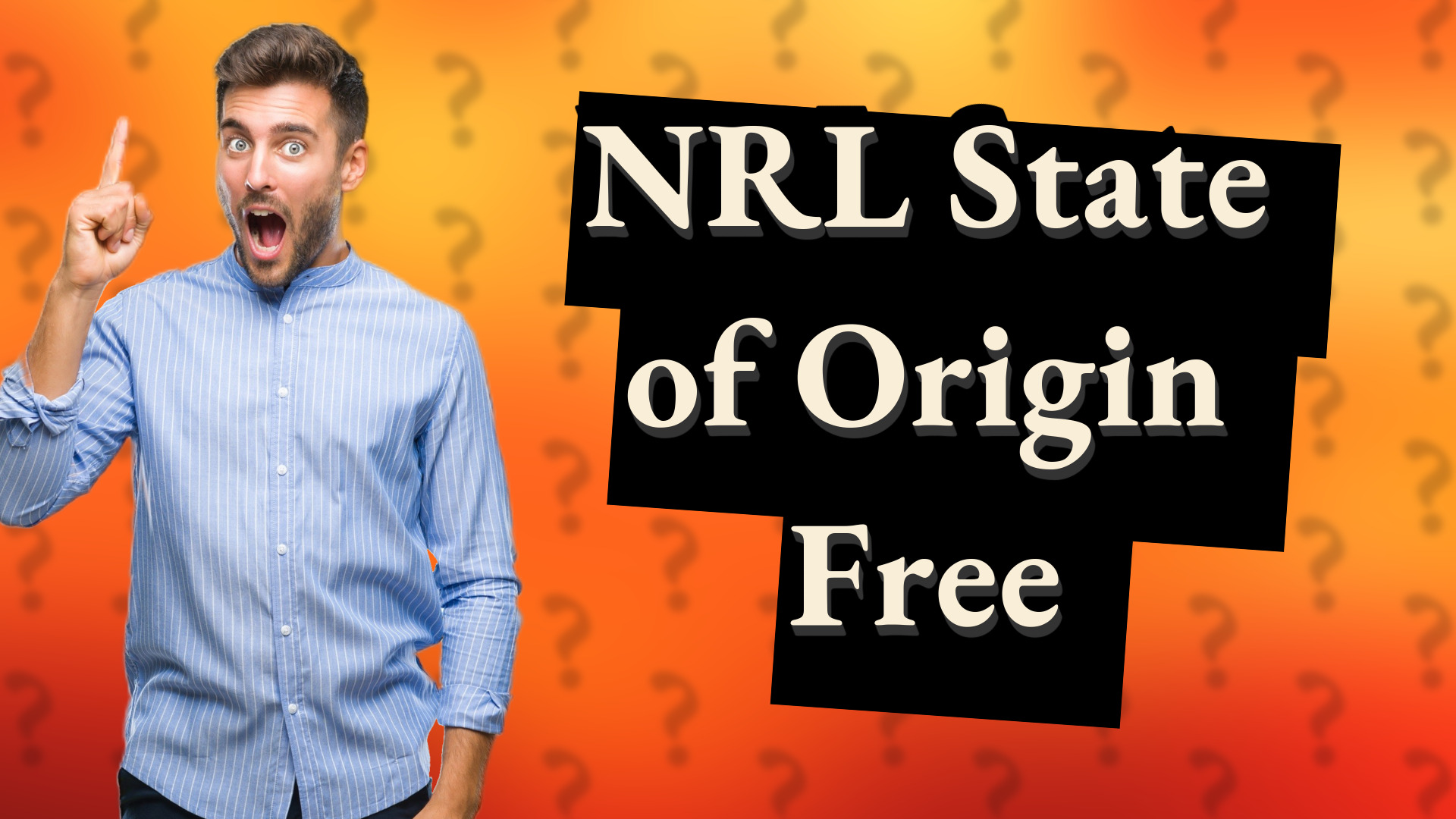 NRL State of Origin Free