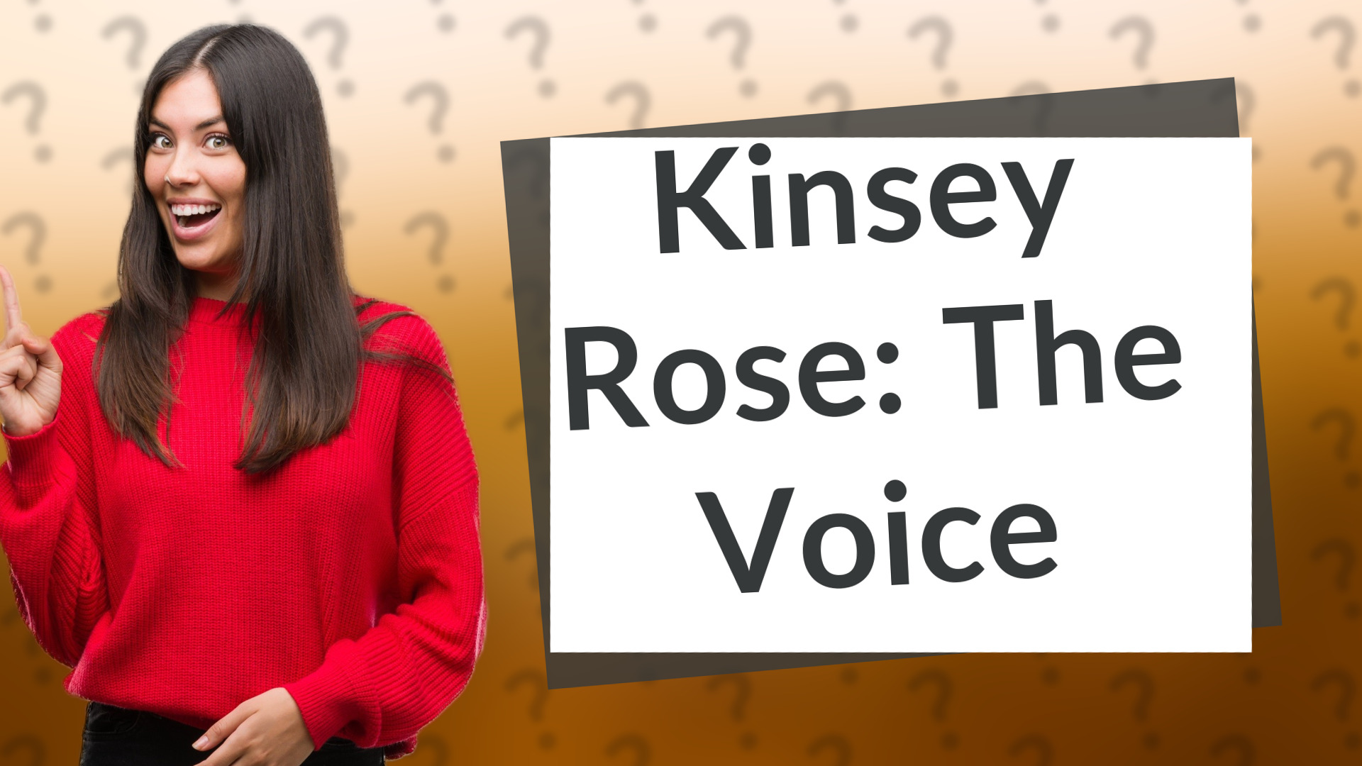 Kinsey Rose: The Voice