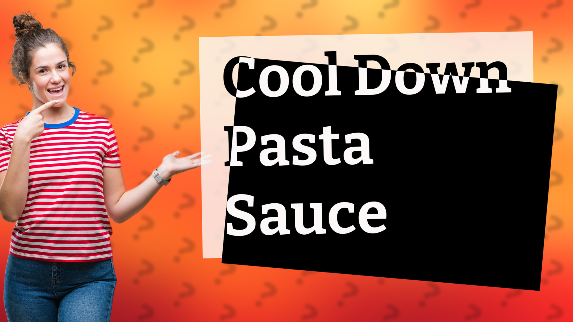Cool Down Pasta Sauce