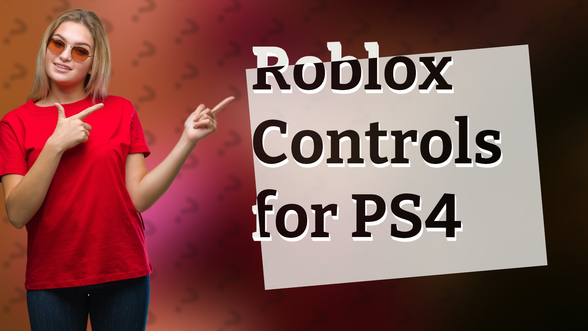 Roblox Controls for PS4
