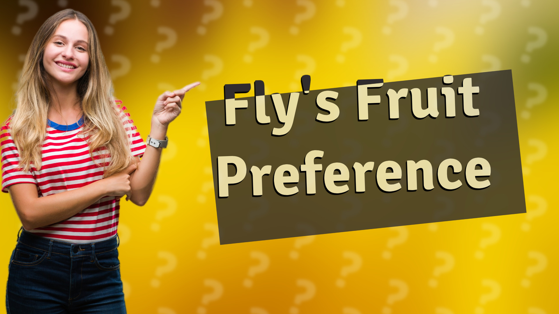 Fly's Fruit Preference