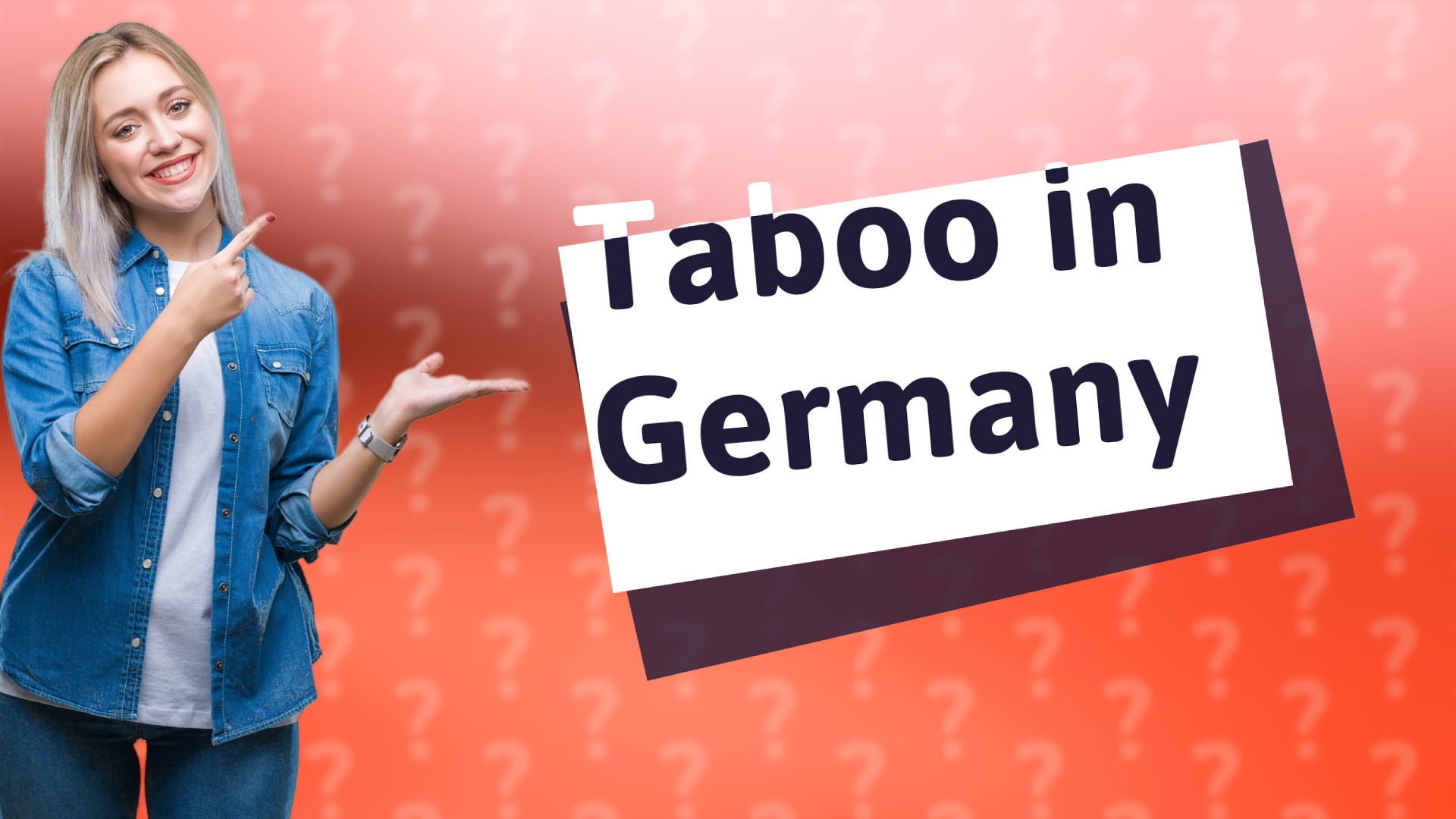 Taboo in Germany