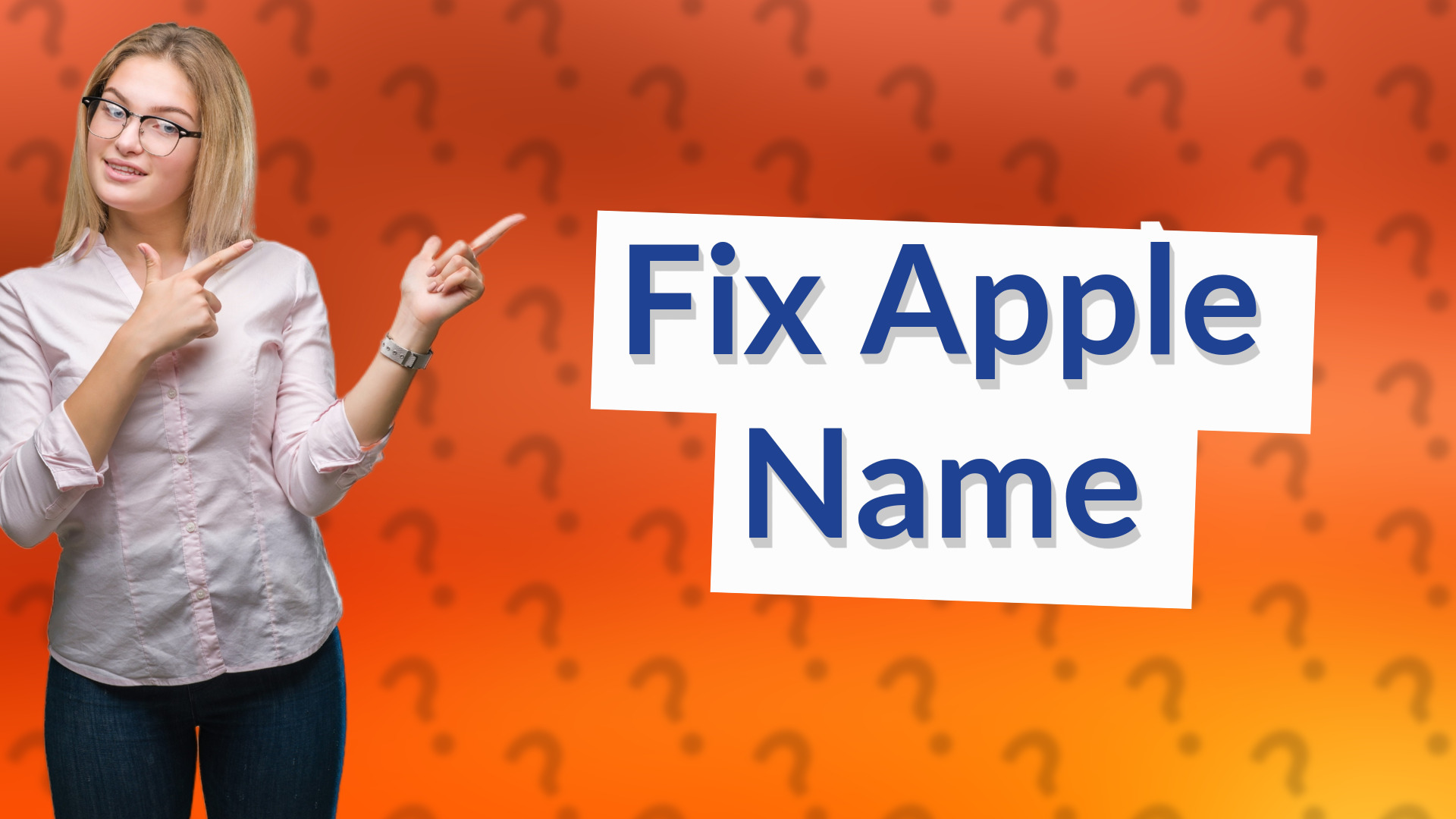 Fix Apple Name