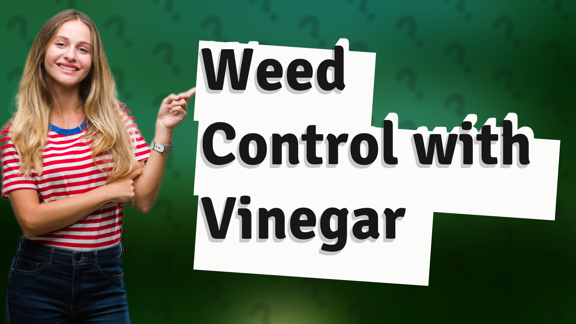 Weed Control with Vinegar