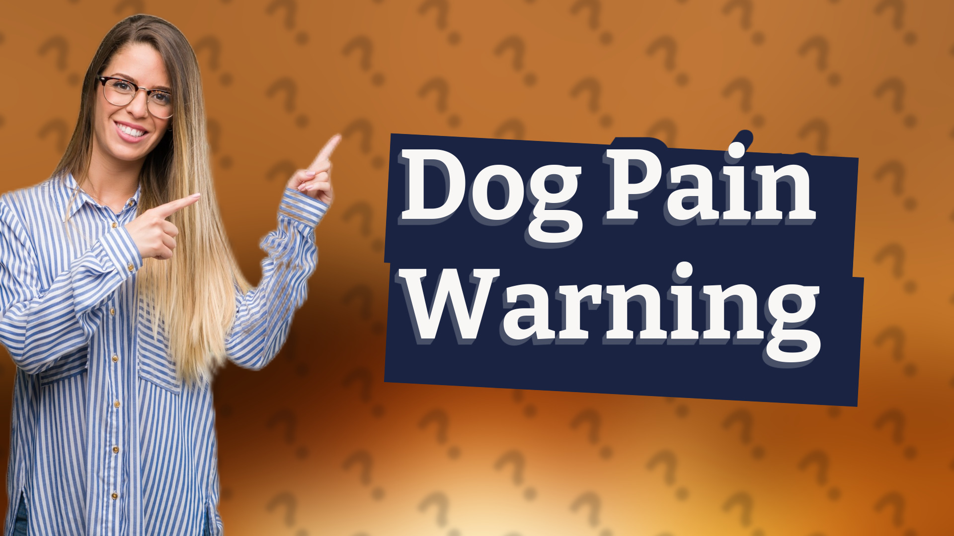 Dog Pain Warning