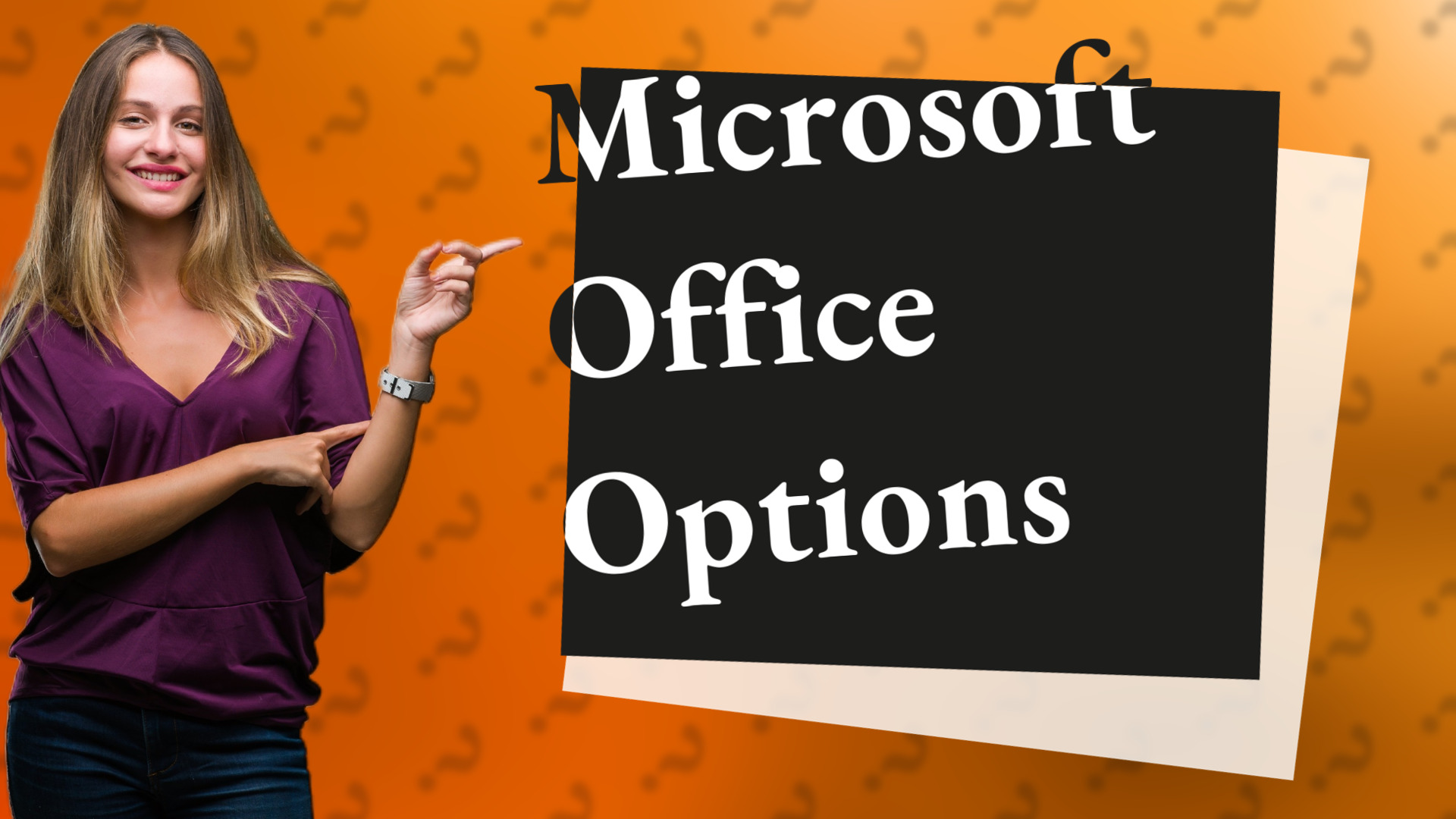 Microsoft Office Options