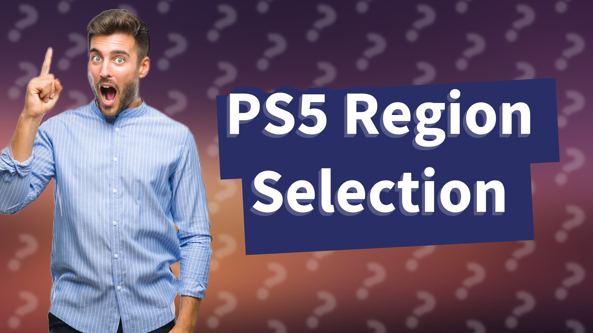 PS5 Region Selection