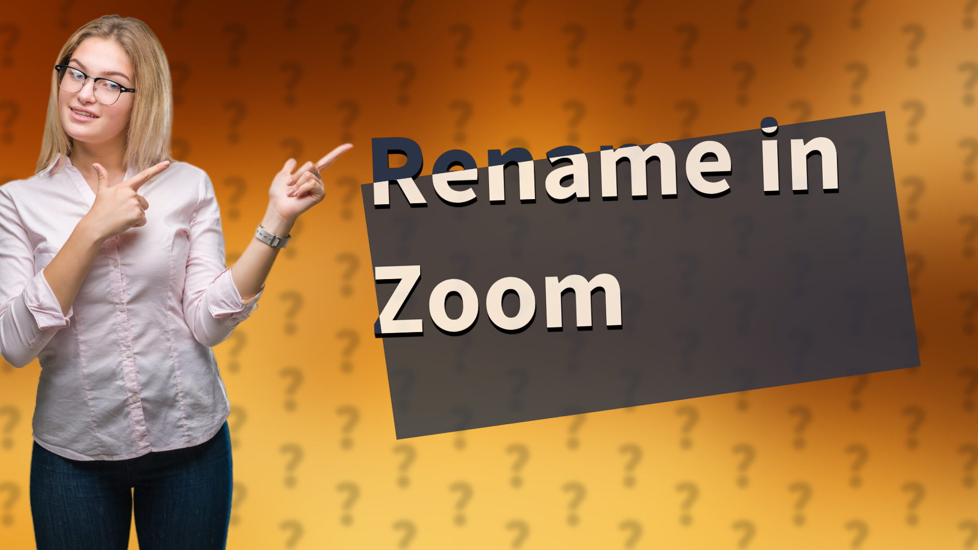 Rename in Zoom