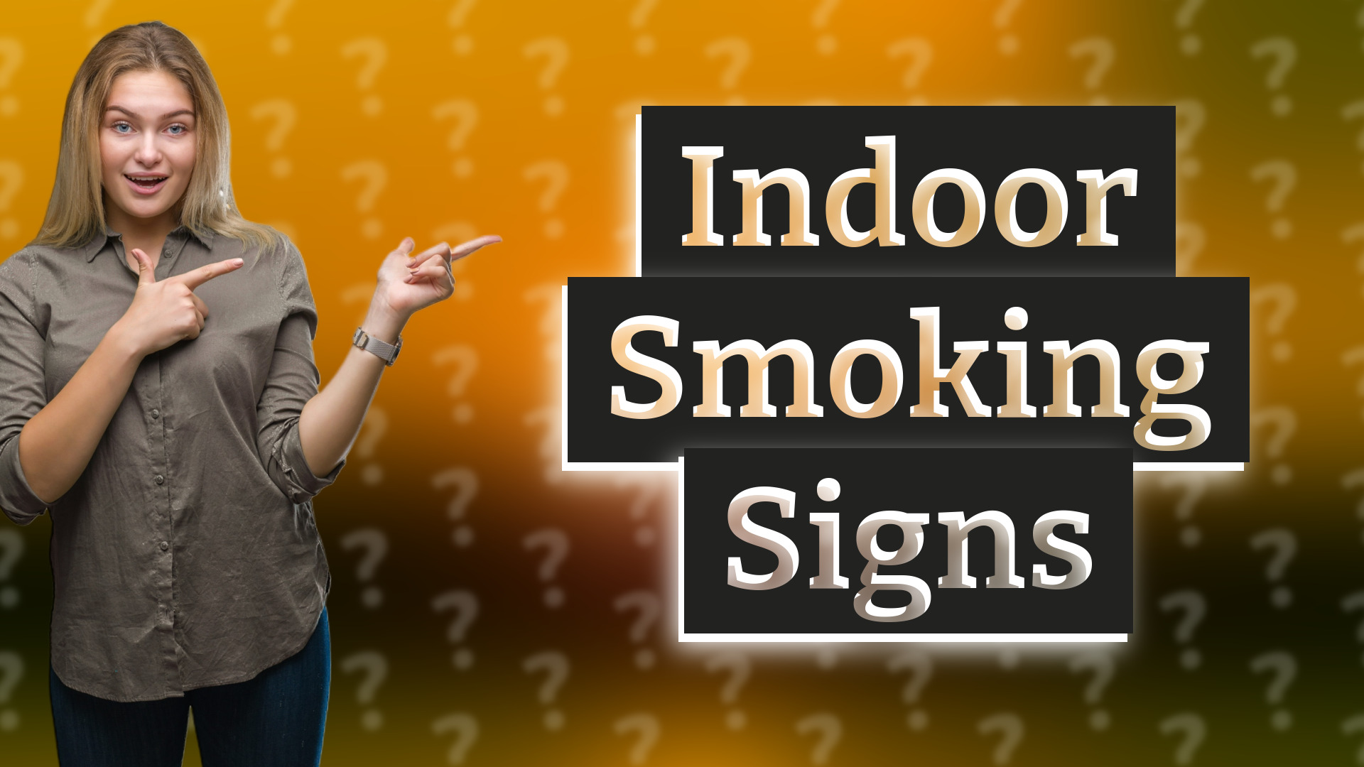 Indoor Smoking Signs