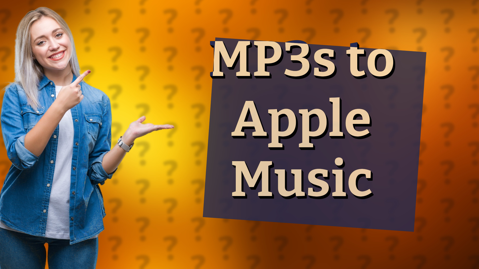MP3s to Apple Music