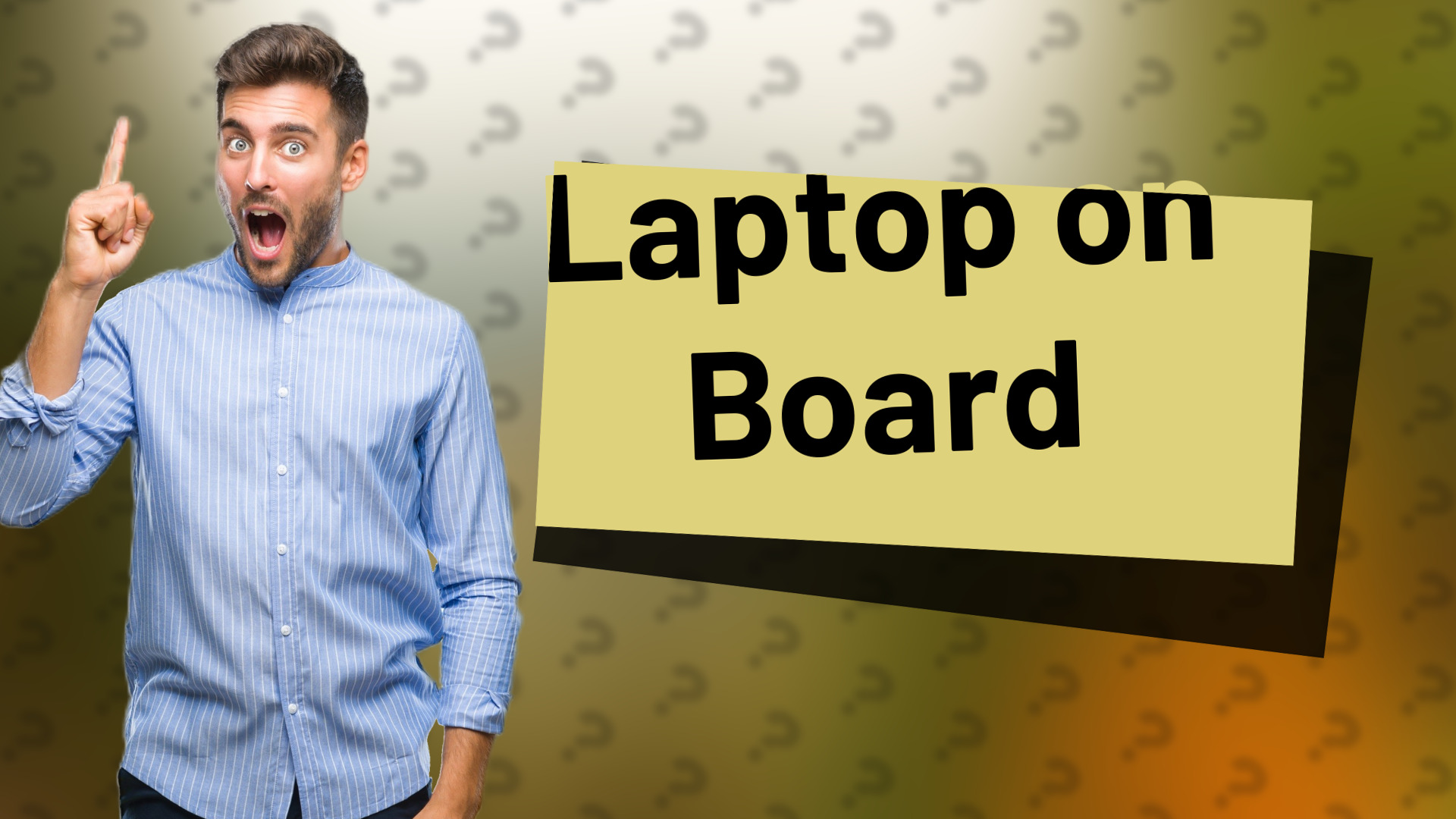 Laptop on Board